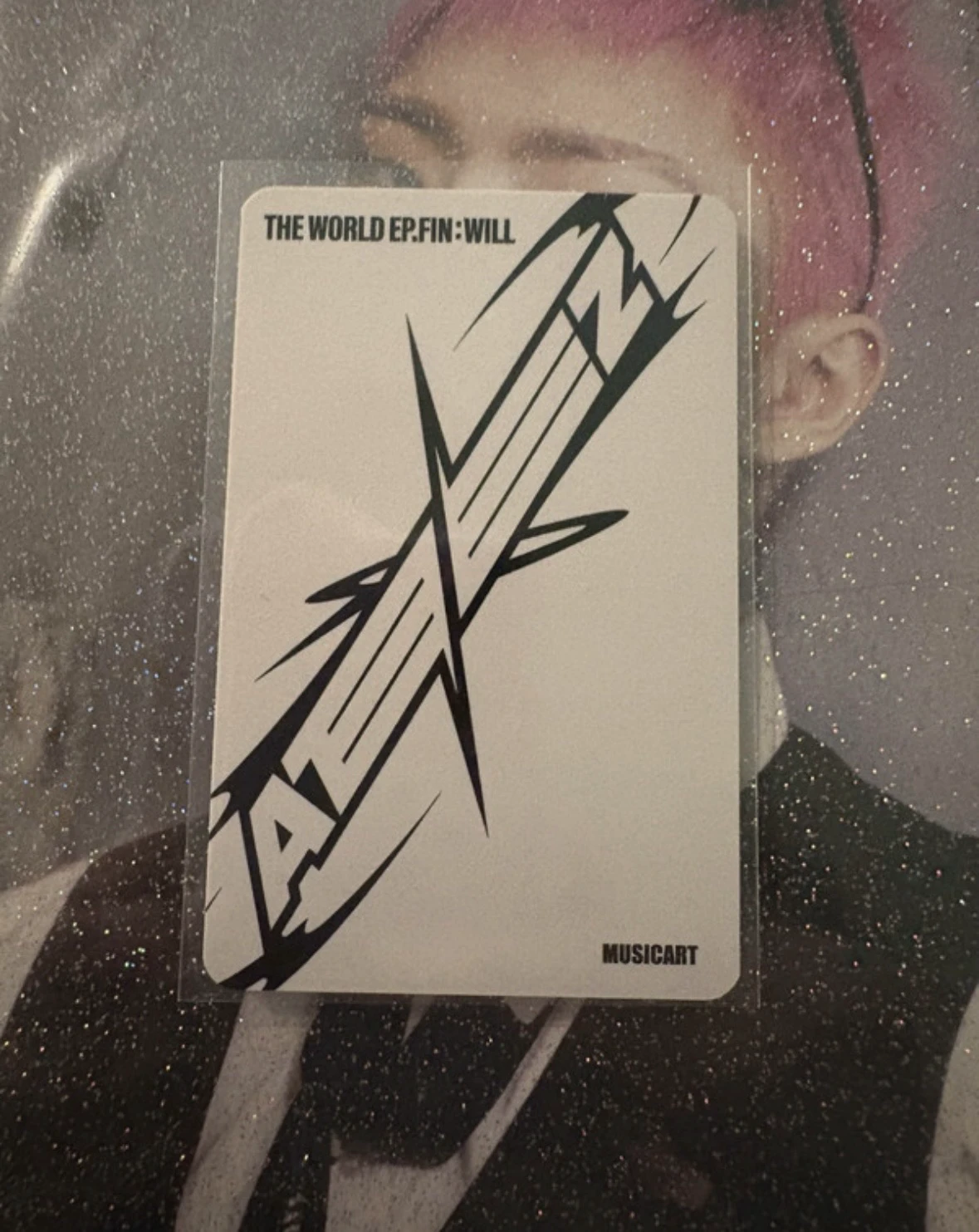 ATEEZ Mingi ATEEZ - Mingi - THE WORLD EP.FIN: WILL Album musicart (music art) pob (pre-order benefit) listing photo 2