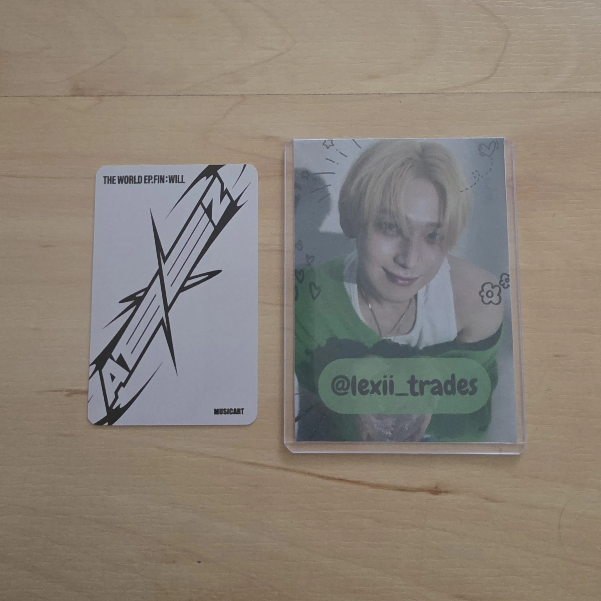 ATEEZ Jongho ATEEZ - Jongho - THE WORLD EP.FIN : WILL Album pob (pre-order benefit) musicart (music art) listing photo 2