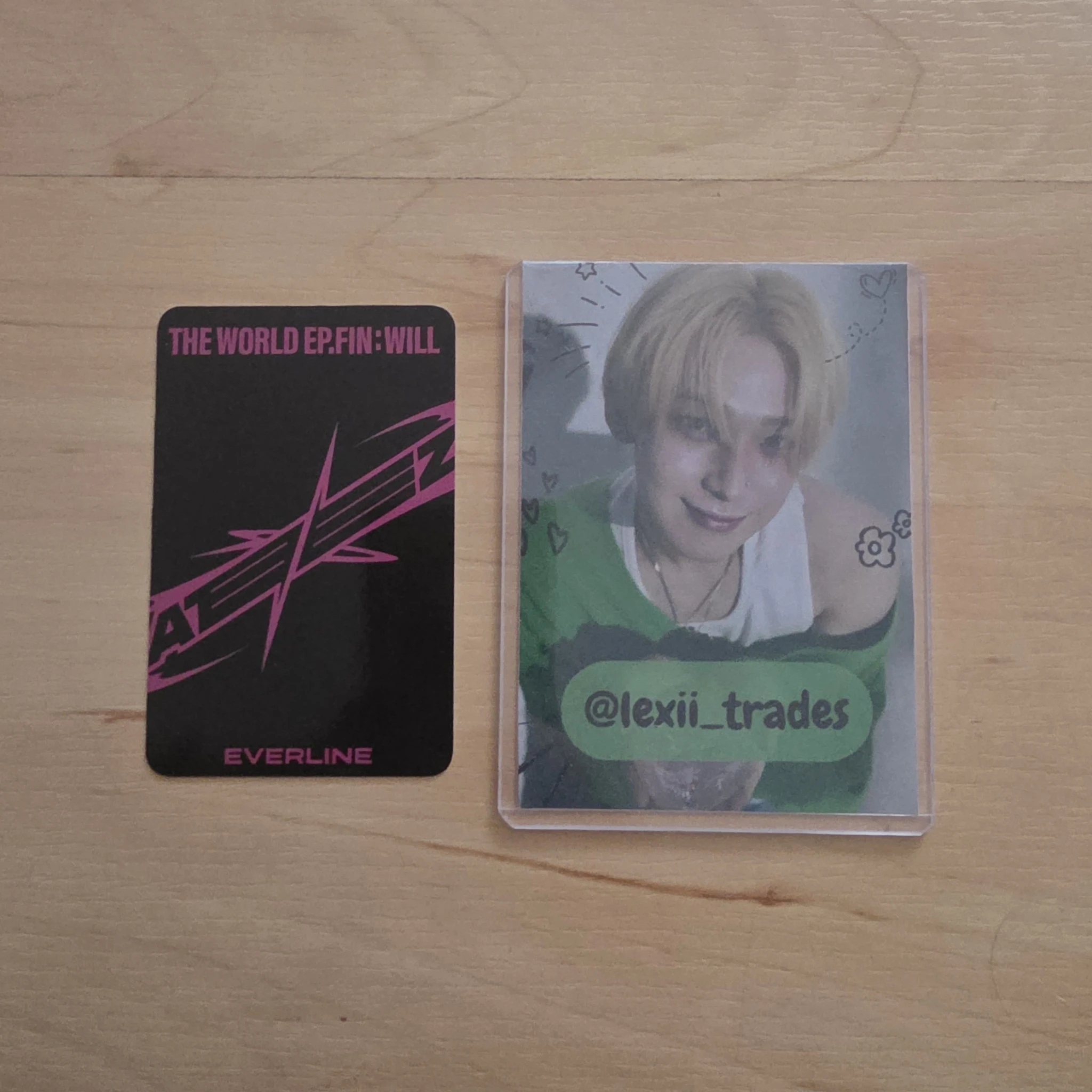 ATEEZ Jongho ATEEZ - Jongho - THE WORLD EP.FIN : WILL Album fansign everline listing photo 2