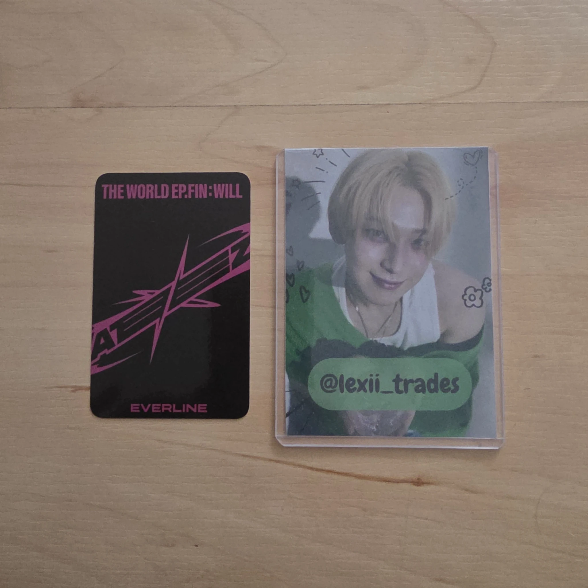 ATEEZ Jongho ATEEZ - Jongho - THE WORLD EP.FIN : WILL Album fansign everline listing photo 2