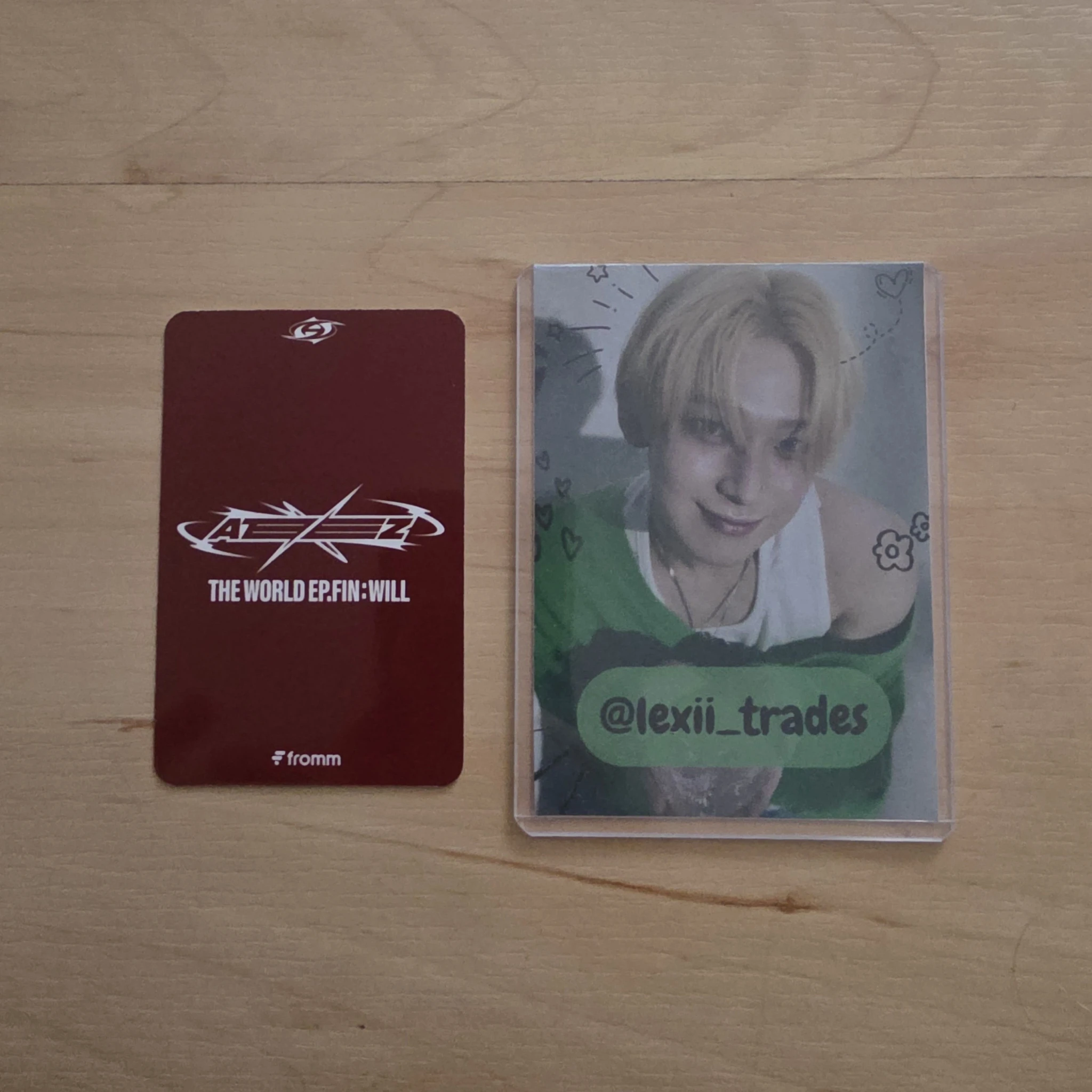 ATEEZ Jongho ATEEZ - Jongho - THE WORLD EP.FIN: WILL Album fromm store video call pinch your hair listing photo 2