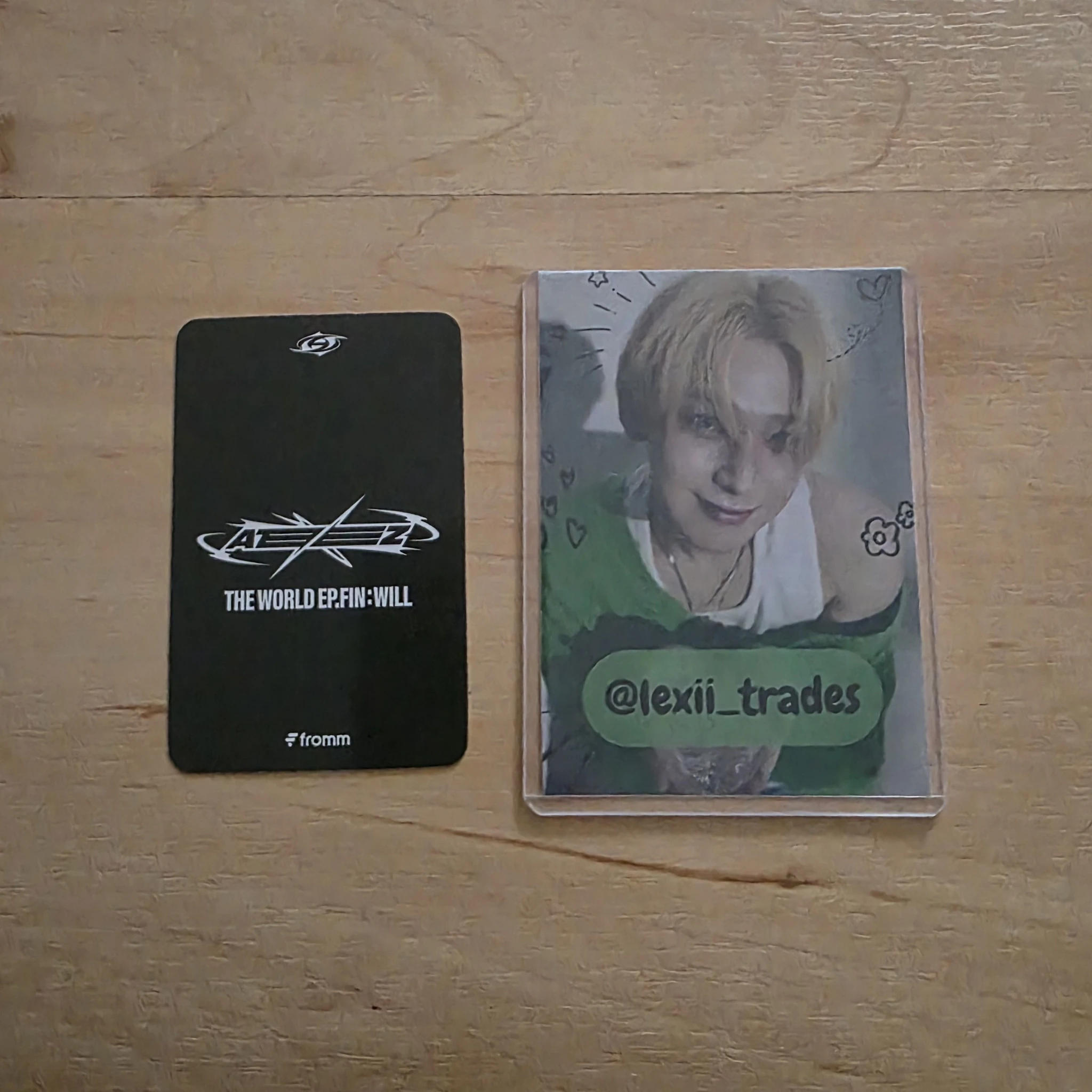 ATEEZ Jongho ATEEZ - Jongho - THE WORLD EP.FIN: WILL Album fromm store lucky draw listing photo 2