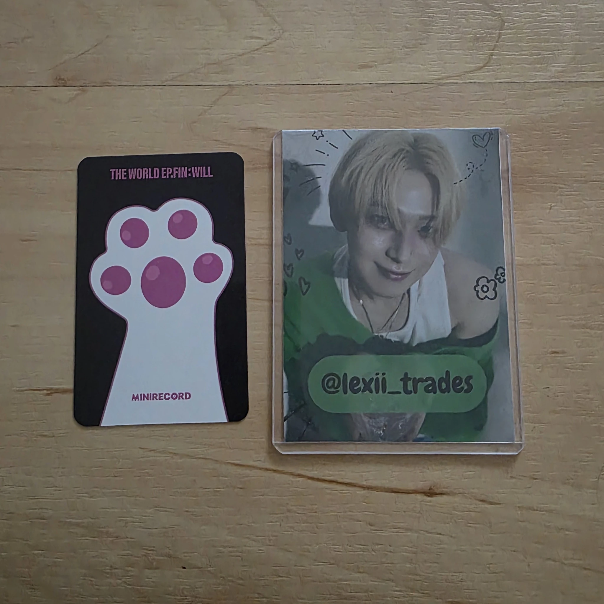 ATEEZ Jongho ATEEZ - Jongho - THE WORLD EP.FIN: WILL Album minirecord shop fansign video call (fancall) round 1 listing photo 2
