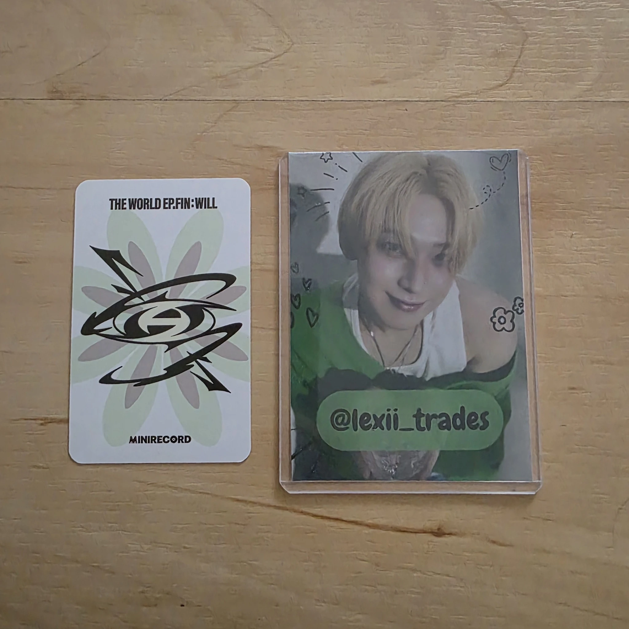 ATEEZ Jongho ATEEZ - Jongho - THE WORLD EP.FIN: WILL Album minirecord video call fansign flower teez ver listing photo 2