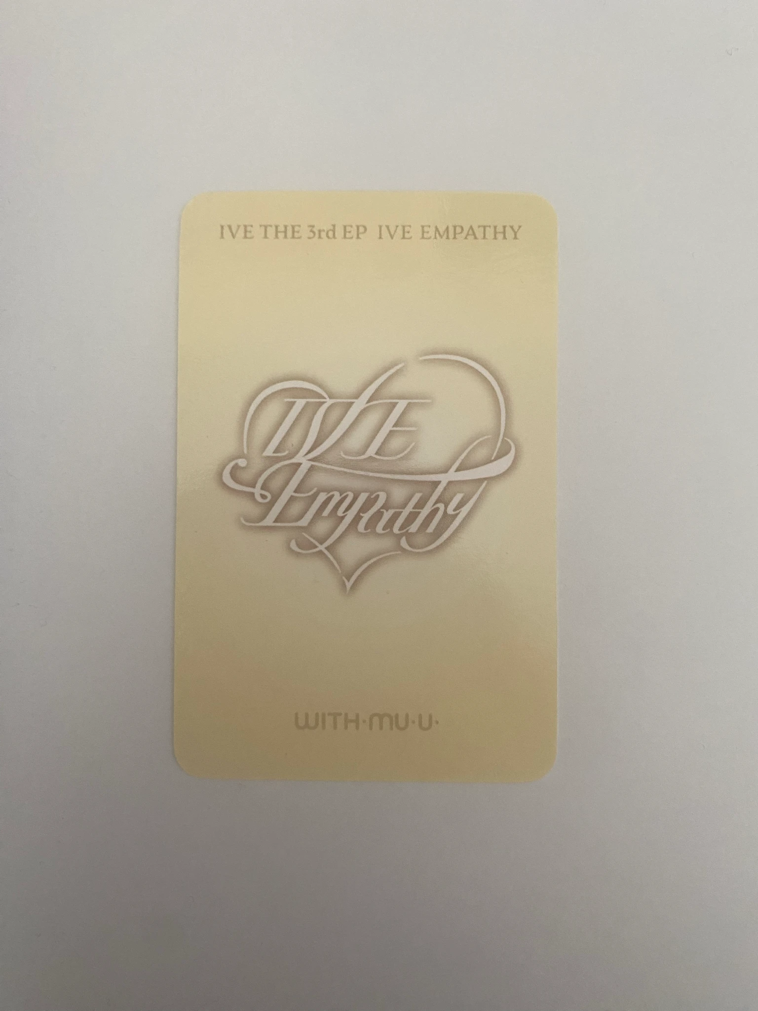 IVE Gaeul IVE - Gaeul - IVE EMPATHY Album withmuu lucky draw round 1 listing photo 2