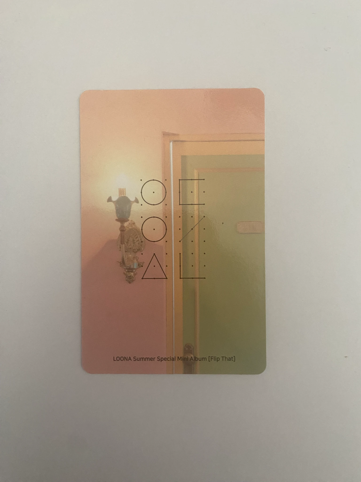 LOONA JinSoul LOONA - JinSoul - Flip That Album album photocard A version listing photo 2