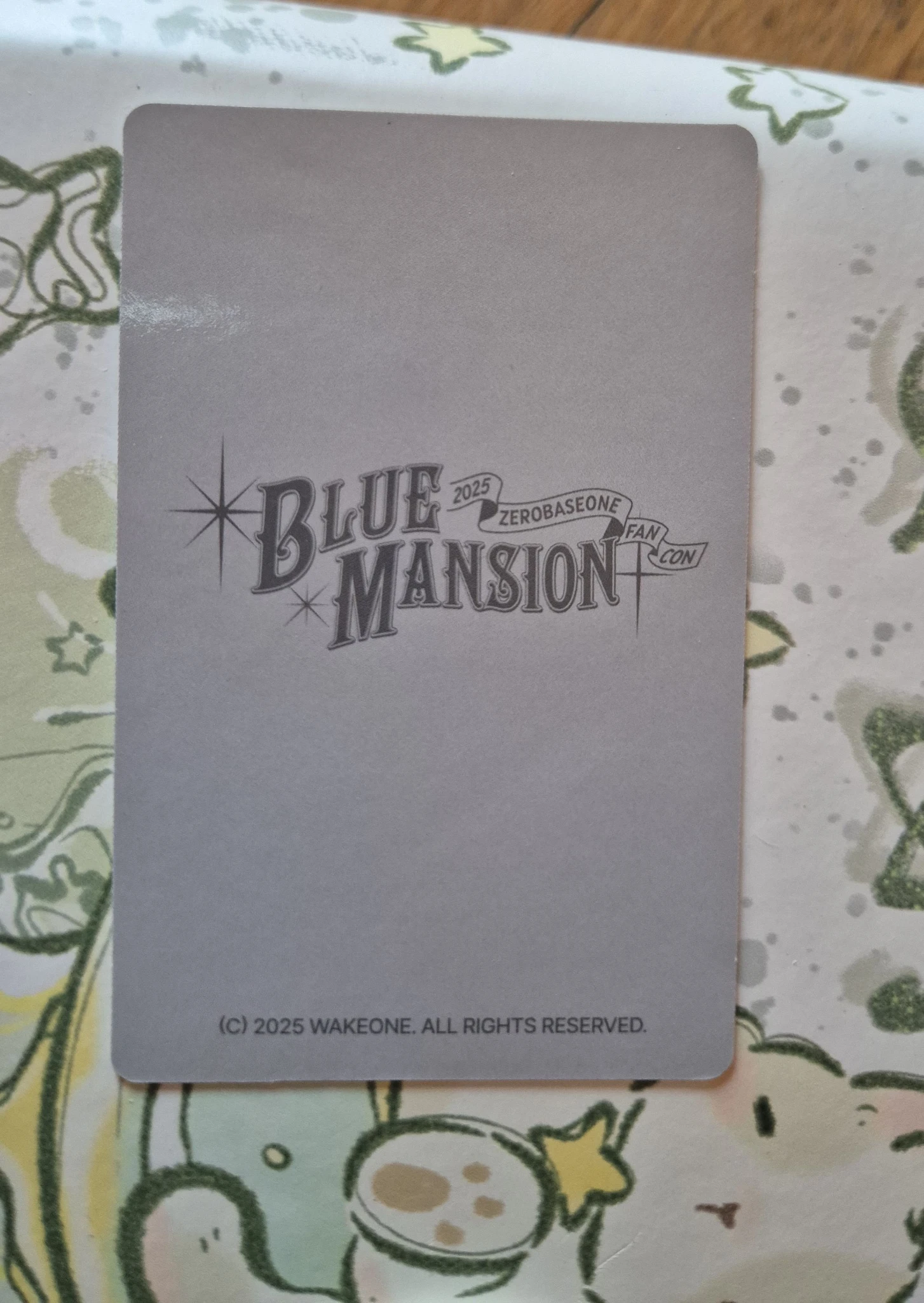 ZEROBASEONE Hanbin ZEROBASEONE - Hanbin - 2025 FAN-CON [BLUE MANSION] Event trading card listing photo 2