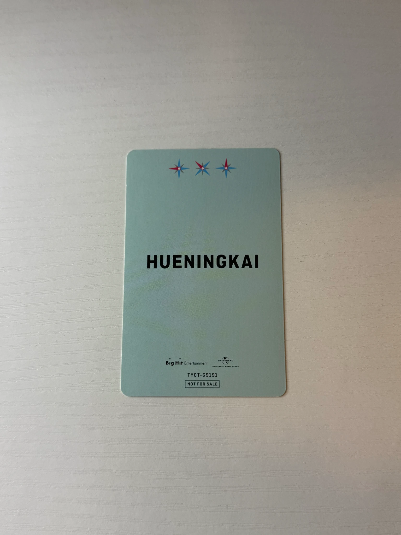TOMORROW X TOGETHER Huening Kai TOMORROW X TOGETHER - Huening Kai - STILL DREAMING Album album photocard standard ver. non-selfie listing photo 2