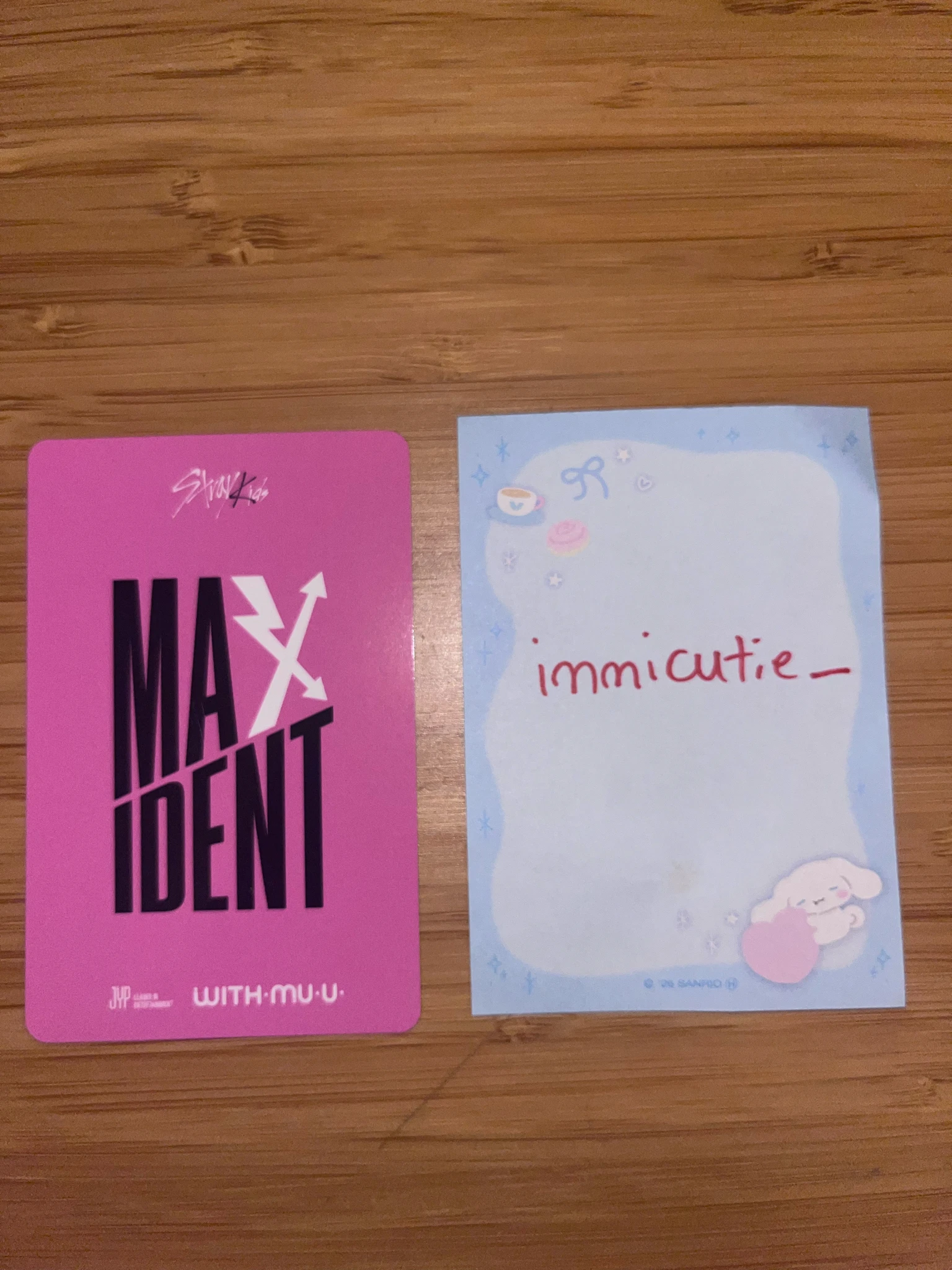 Stray Kids HAN Stray Kids - HAN - Maxident Album pre-order benefit (pob) withmuu listing photo 2