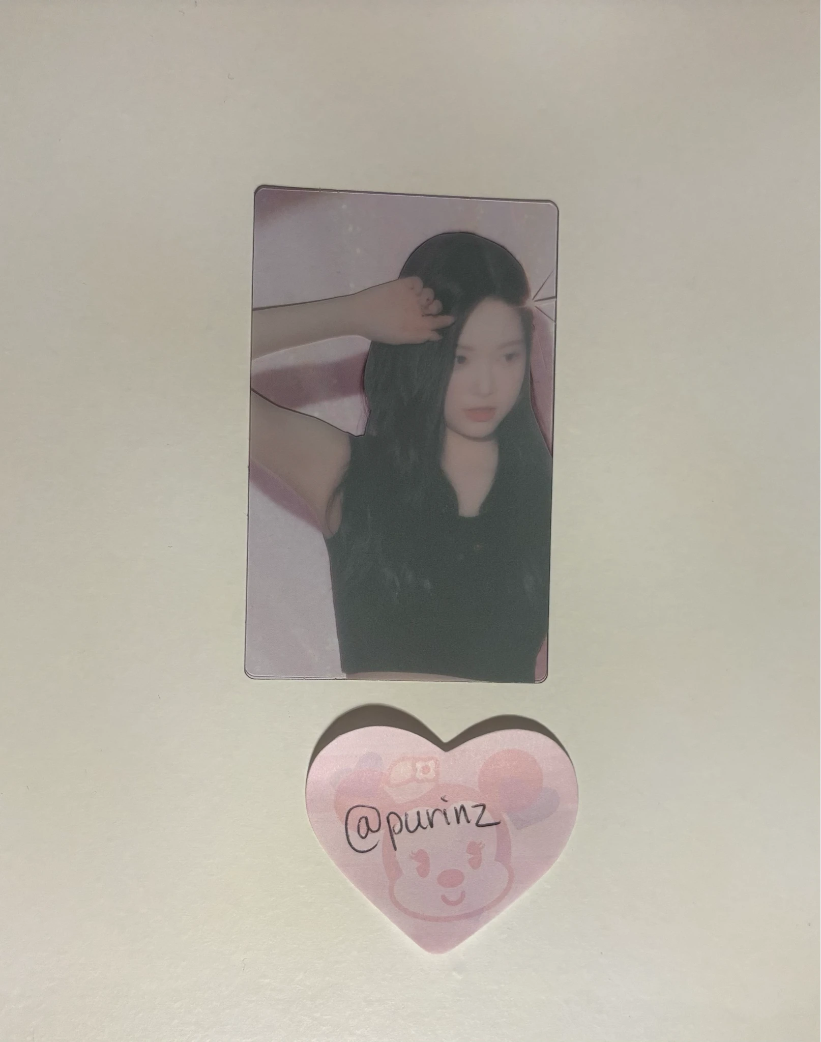 LE SSERAFIM Hong Eunchae LE SSERAFIM - Hong Eunchae - ANTIFRAGILE Album weverse global shop (wvg) weverse album version pob (pre-order benefit) transparent listing photo 2