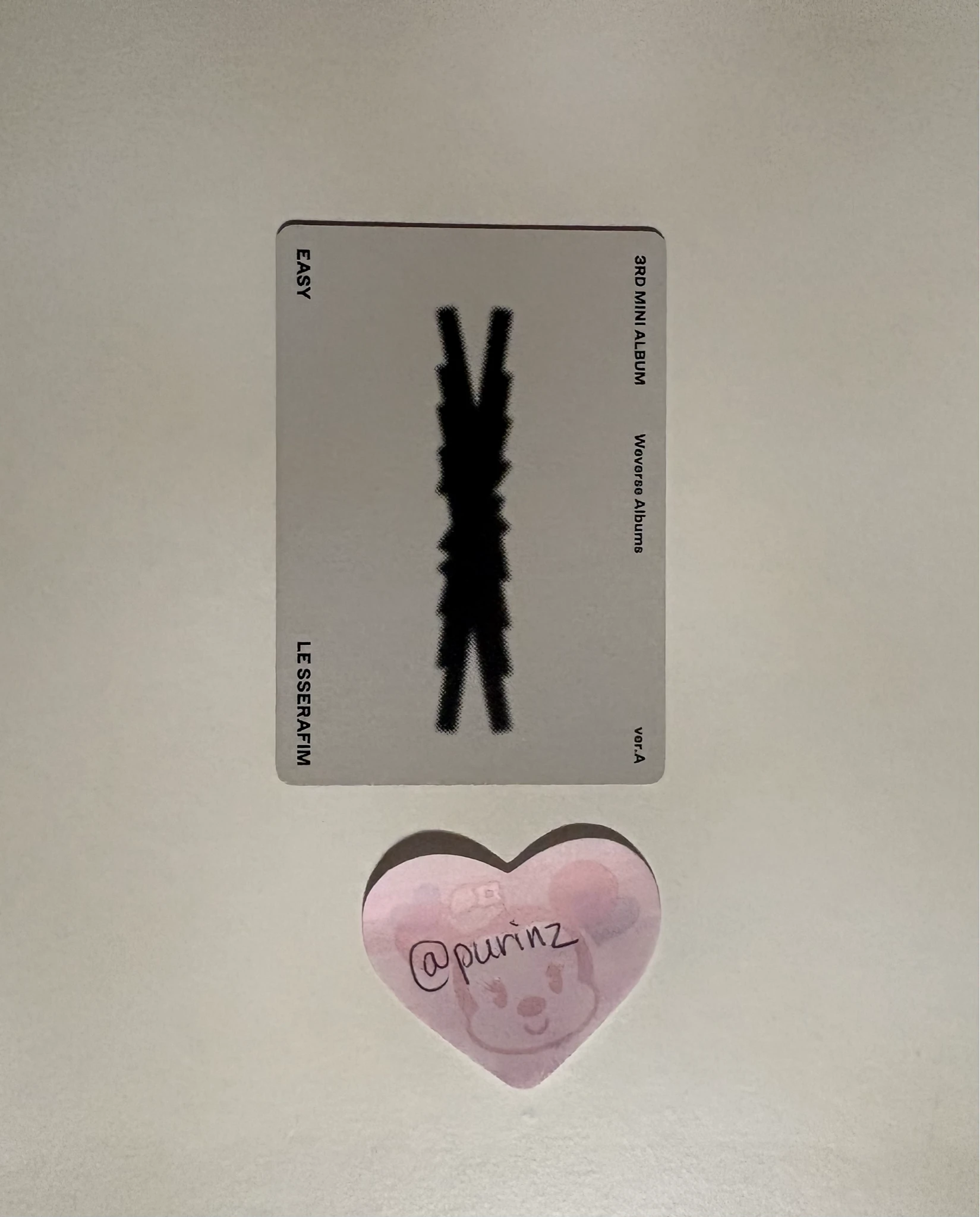 LE SSERAFIM Sakura LE SSERAFIM - Sakura - EASY Album weverse album version A version album photocard listing photo 2
