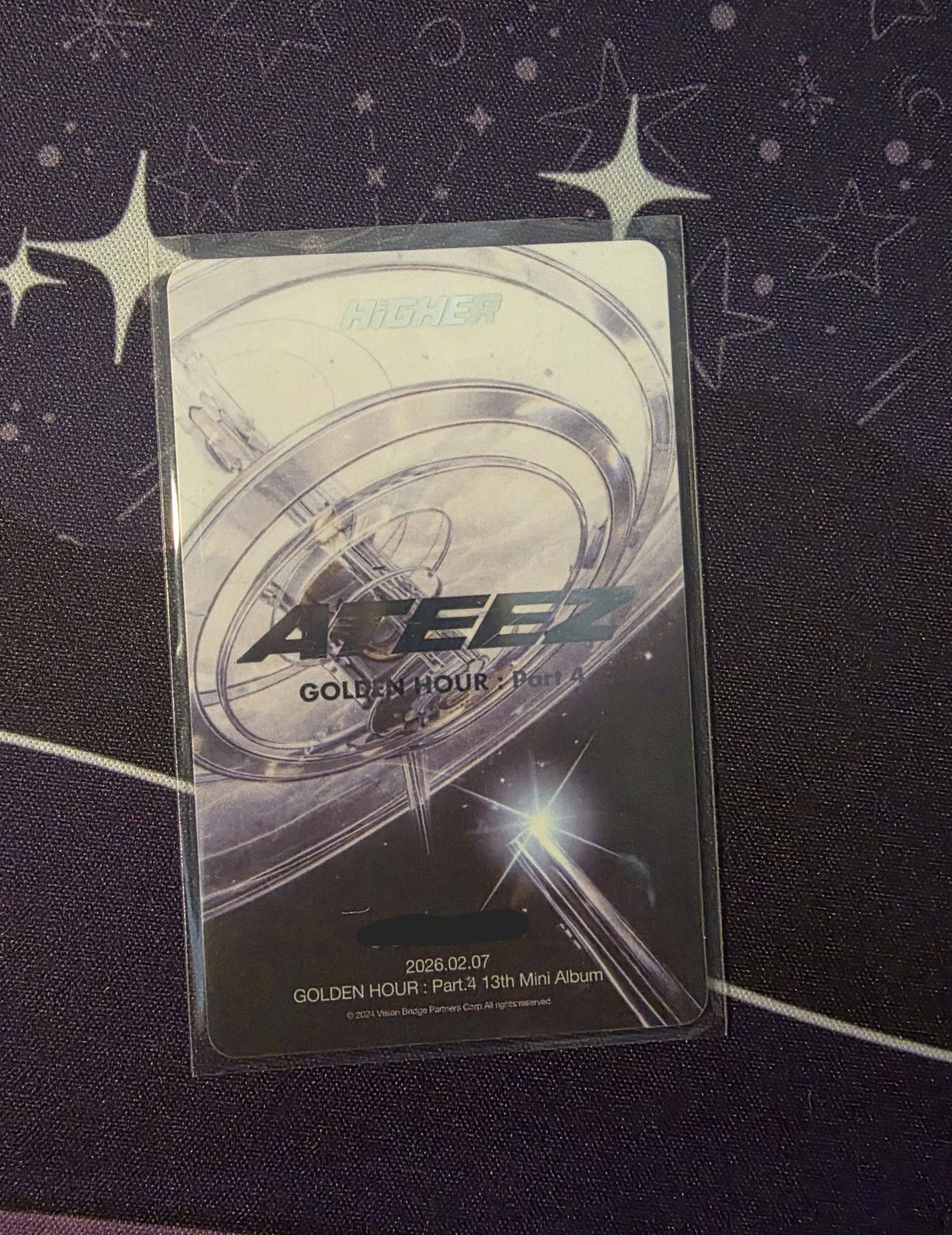 ATEEZ Jongho ATEEZ - Jongho - Higher Timepiece × ATEEZ Other selfie pvc card listing photo 2