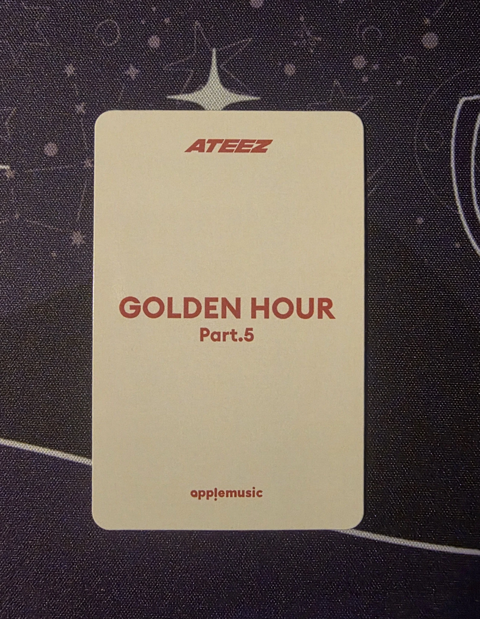 ATEEZ Mingi ATEEZ - Mingi - GOLDEN HOUR : Part.5 Album pob (pre-order benefit) apple music listing photo 2