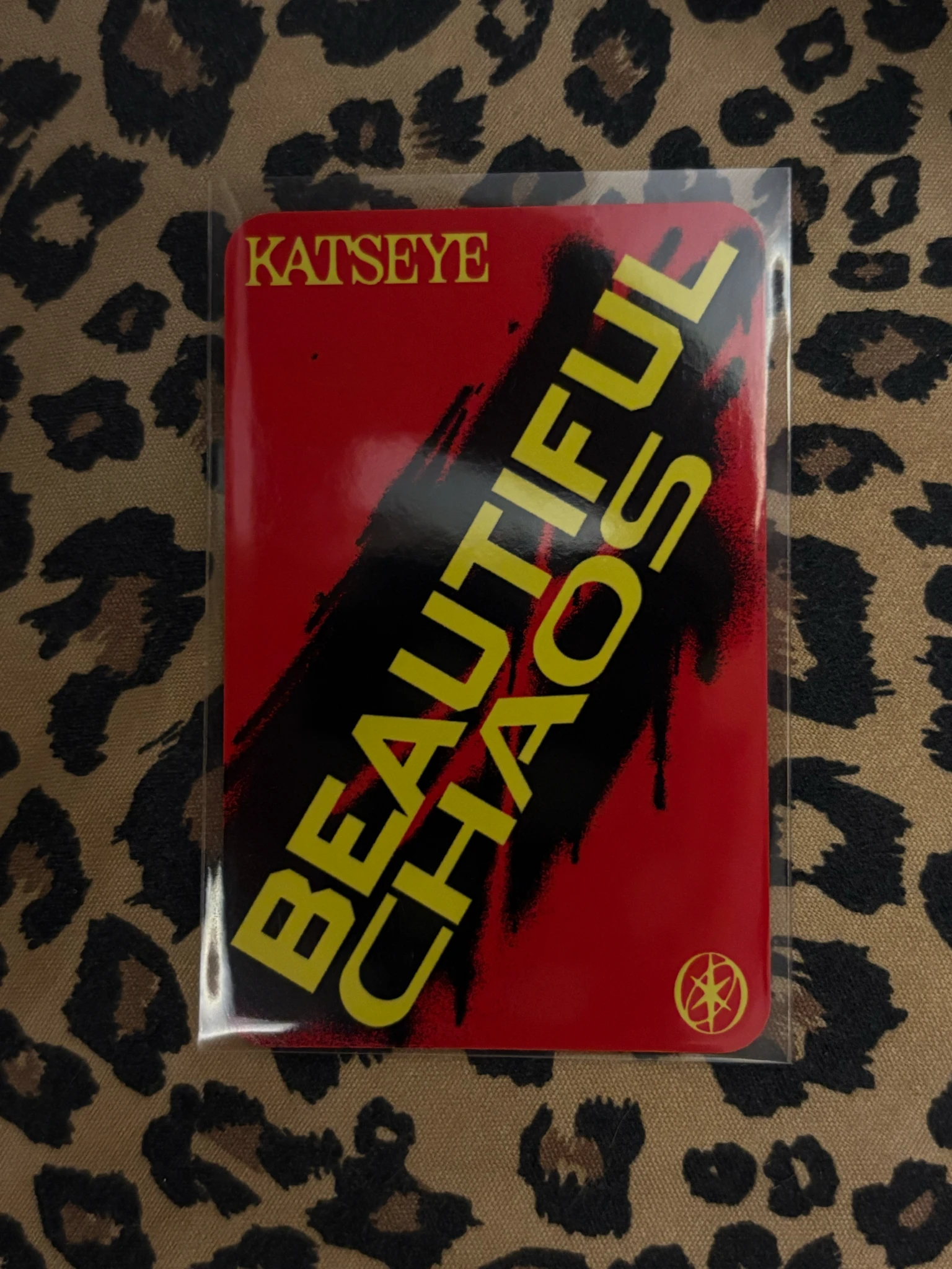 KATSEYE KATSEYE - BEAUTIFUL CHAOS Album weverse japan shop (wvj) pob (pre-order benefit) clear file japan listing photo 2