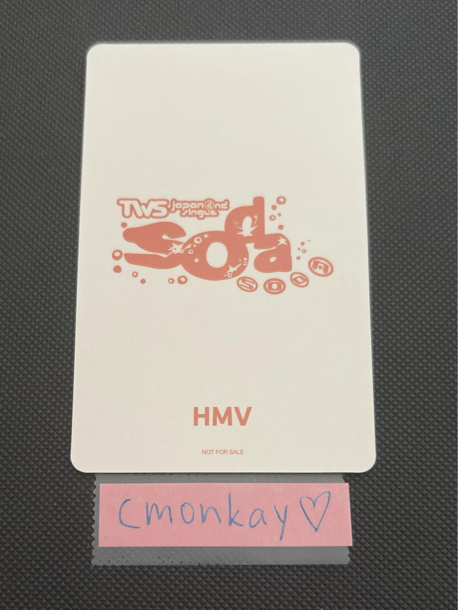 TWS Jihoon TWS - Jihoon - Soda Soda Album hmv japan pob (pre-order benefit) listing photo 2
