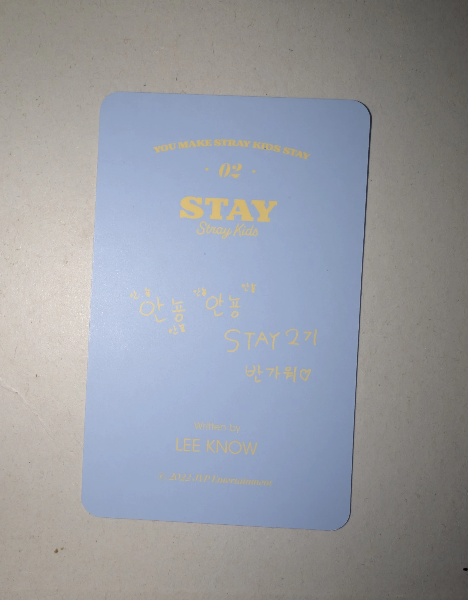 Stray Kids Lee Know Stray Kids - Lee Know - Official Fanclub STAY 2nd Gen Kit Other photocard set listing photo 2
