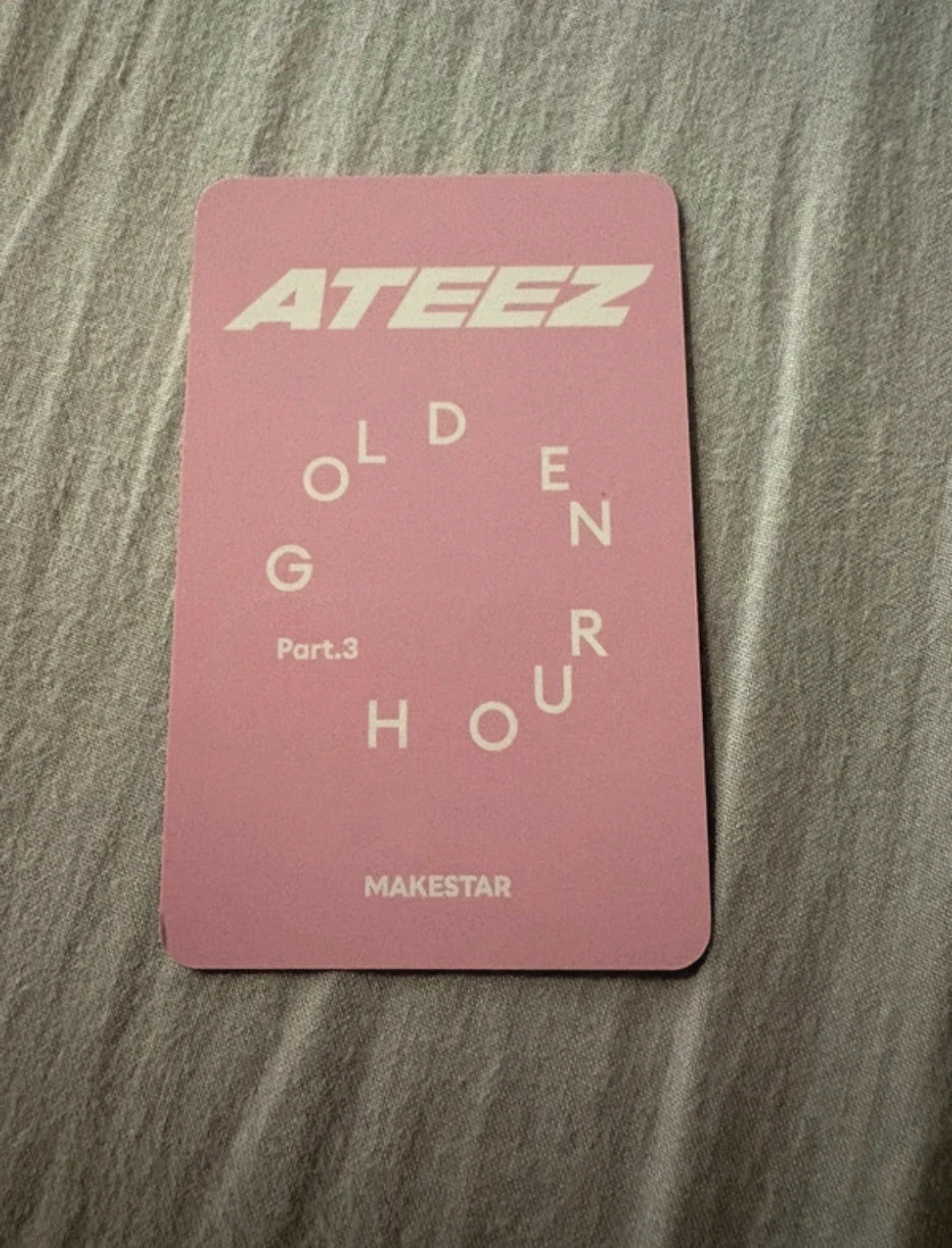 ATEEZ Jongho ATEEZ - Jongho - Golden Hour : Part.3 Album makestar lucky draw round 2 listing photo 2
