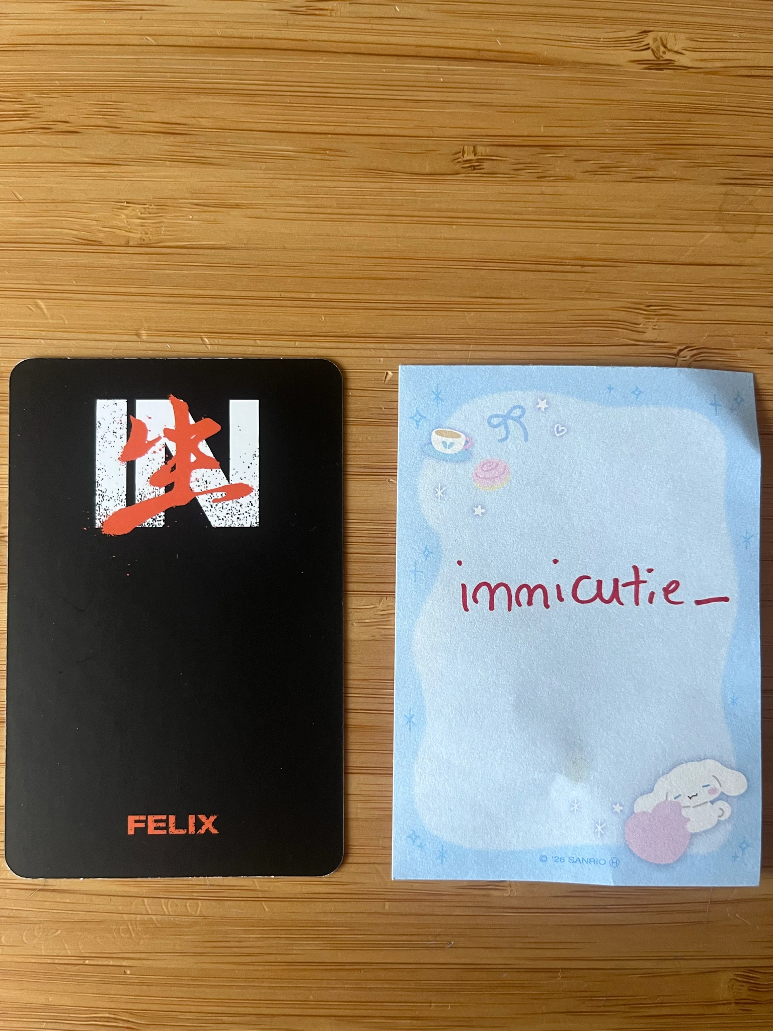 Stray Kids Felix Stray Kids - Felix - In Life Album album photocard concept version listing photo 2