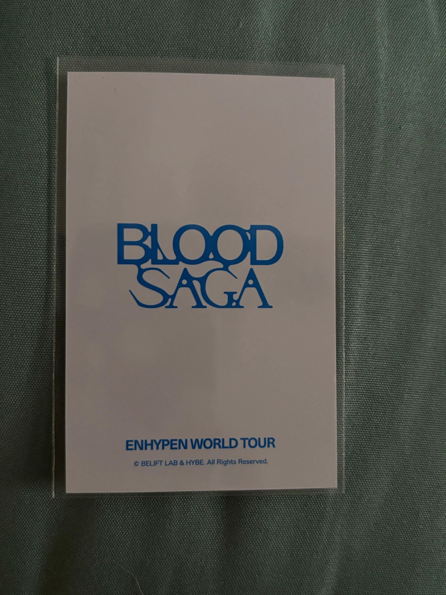 ENHYPEN Jay ENHYPEN - Jay - World Tour 'Blood Saga' Event purchase benefit listing photo 2