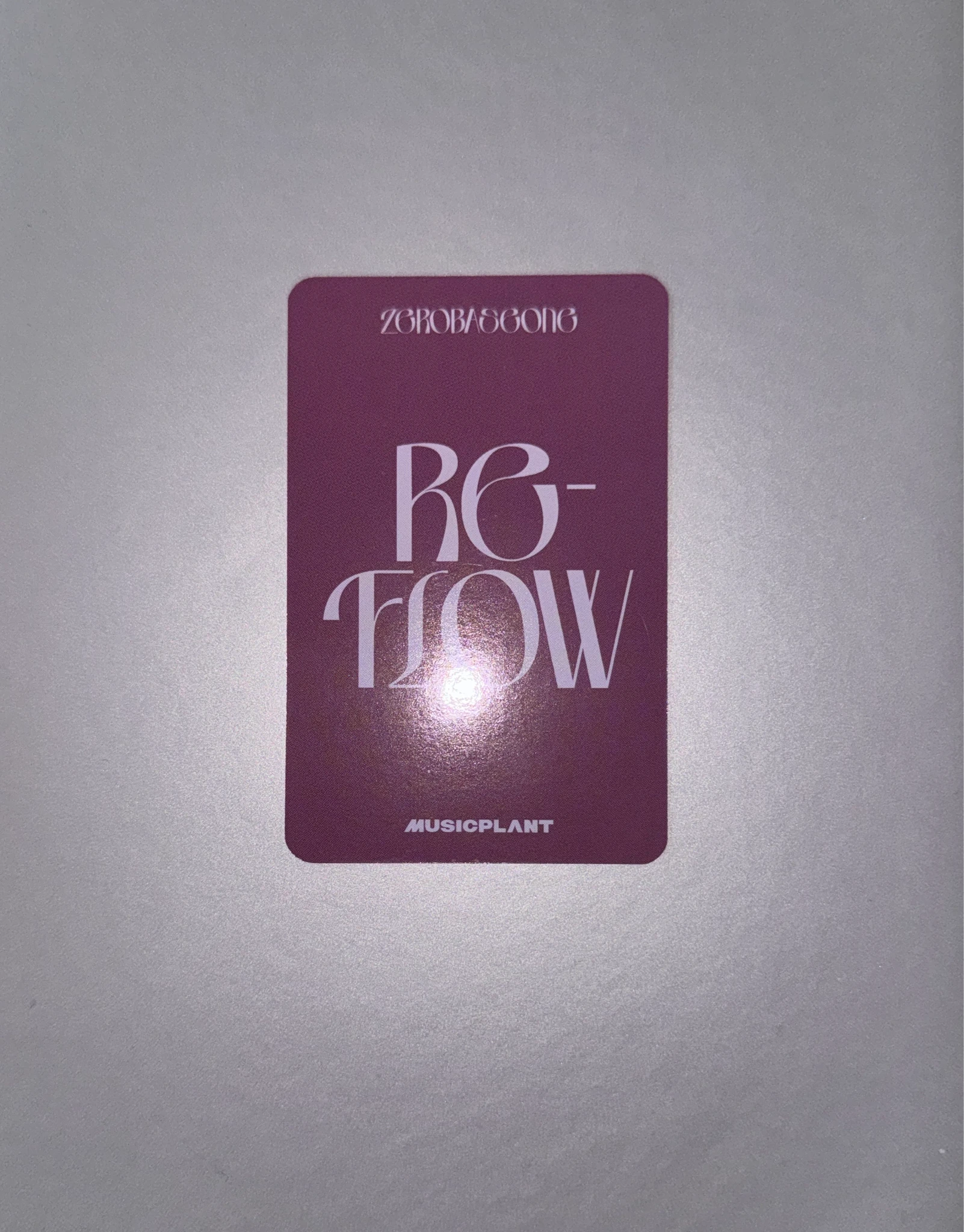 ZEROBASEONE Yujin ZEROBASEONE - Yujin - RE-FLOW Album musicplant (music plant) pob (pre-order benefit) listing photo 2