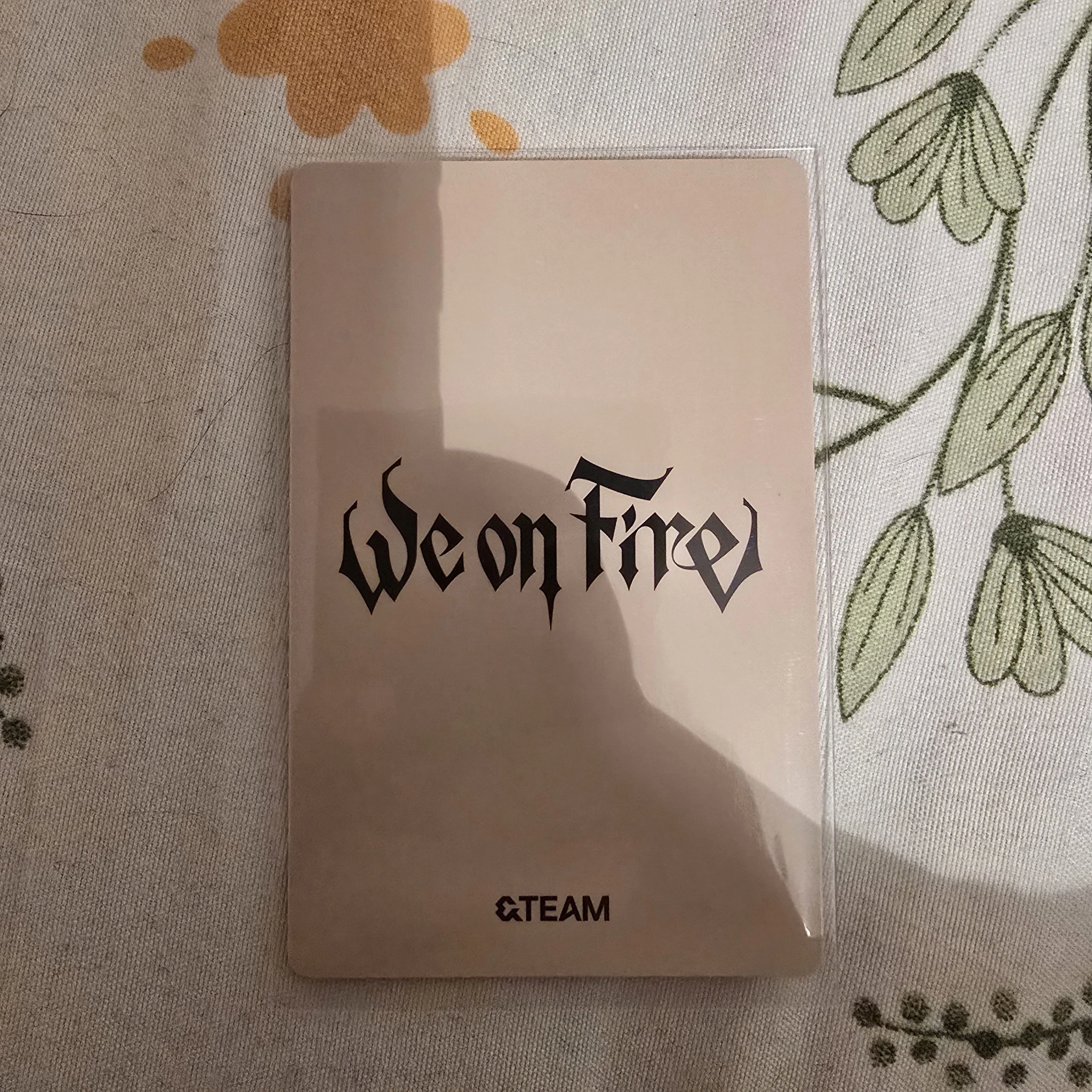 &TEAM Maki &TEAM - We on Fire  Album album photocard limited edition listing photo 2