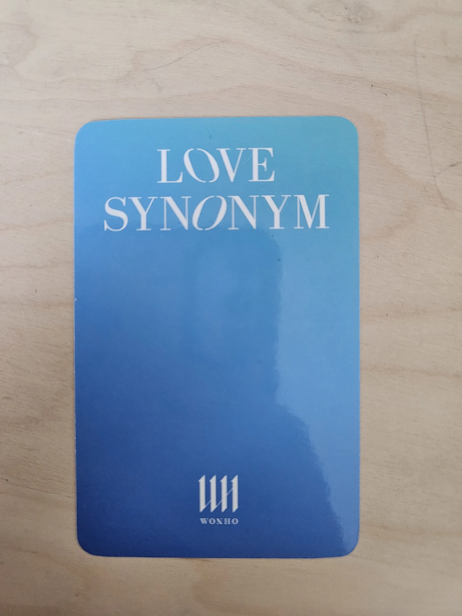 Wonho Wonho Wonho - Wonho - Love Synonym #1: Right for Me Album album photocard listing photo 2