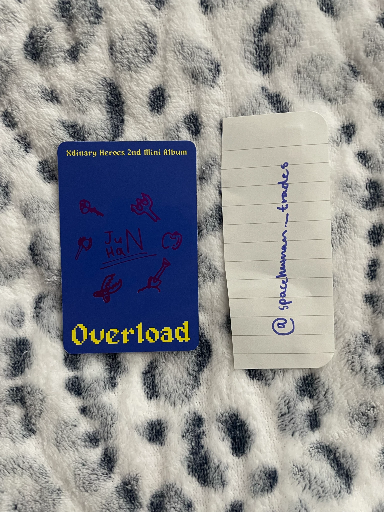 Xdinary Heroes Jun Han Xdinary Heroes - Jun Han - Overload Album album photocard random photocard listing photo 2