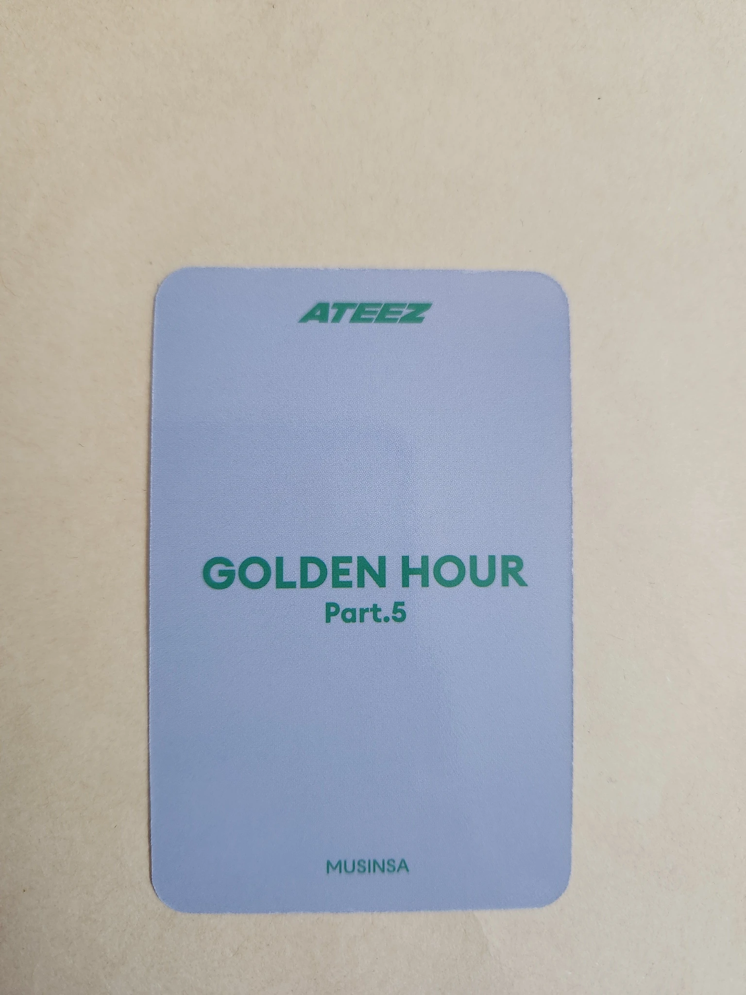 ATEEZ Yunho ATEEZ - Yunho - GOLDEN HOUR : Part.5 Album musinsa lucky draw (LD) round 1 listing photo 2