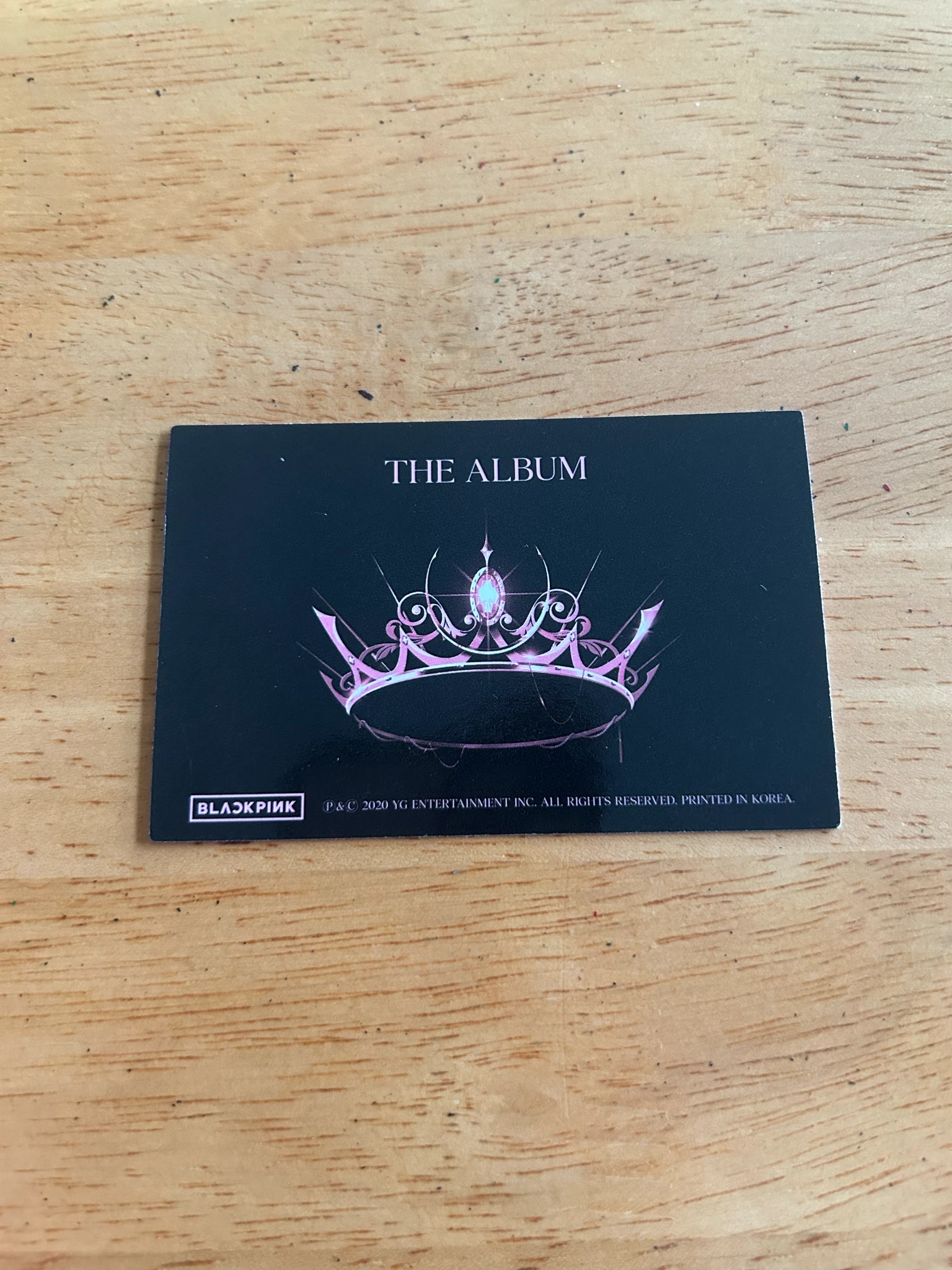 BLACKPINK BLACKPINK - THE ALBUM Album album photocard listing photo 2