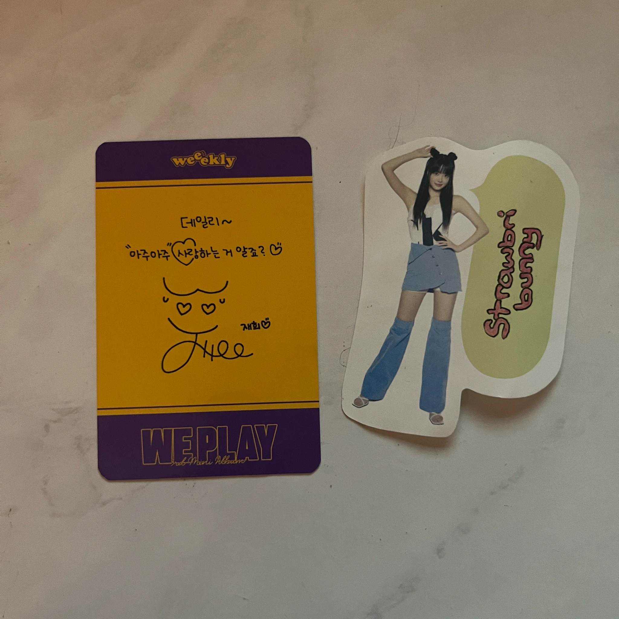 Weeekly Jaehee Weeekly - Jaehee - We Play Album album photocard up version listing photo 2