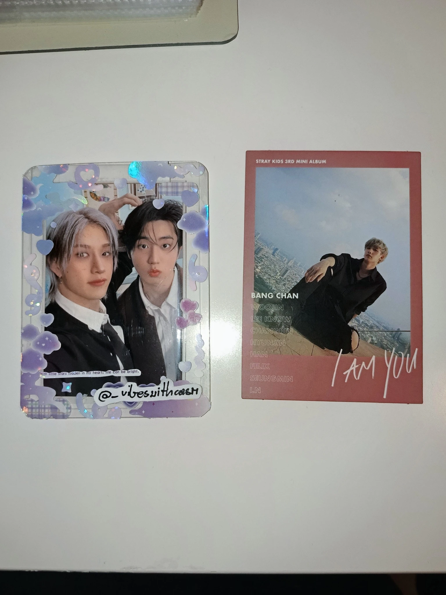Stray Kids Bang Chan Stray Kids - Bang Chan - I am YOU Album polaroid non-standard size A version standard version qr card album inclusion listing photo 2