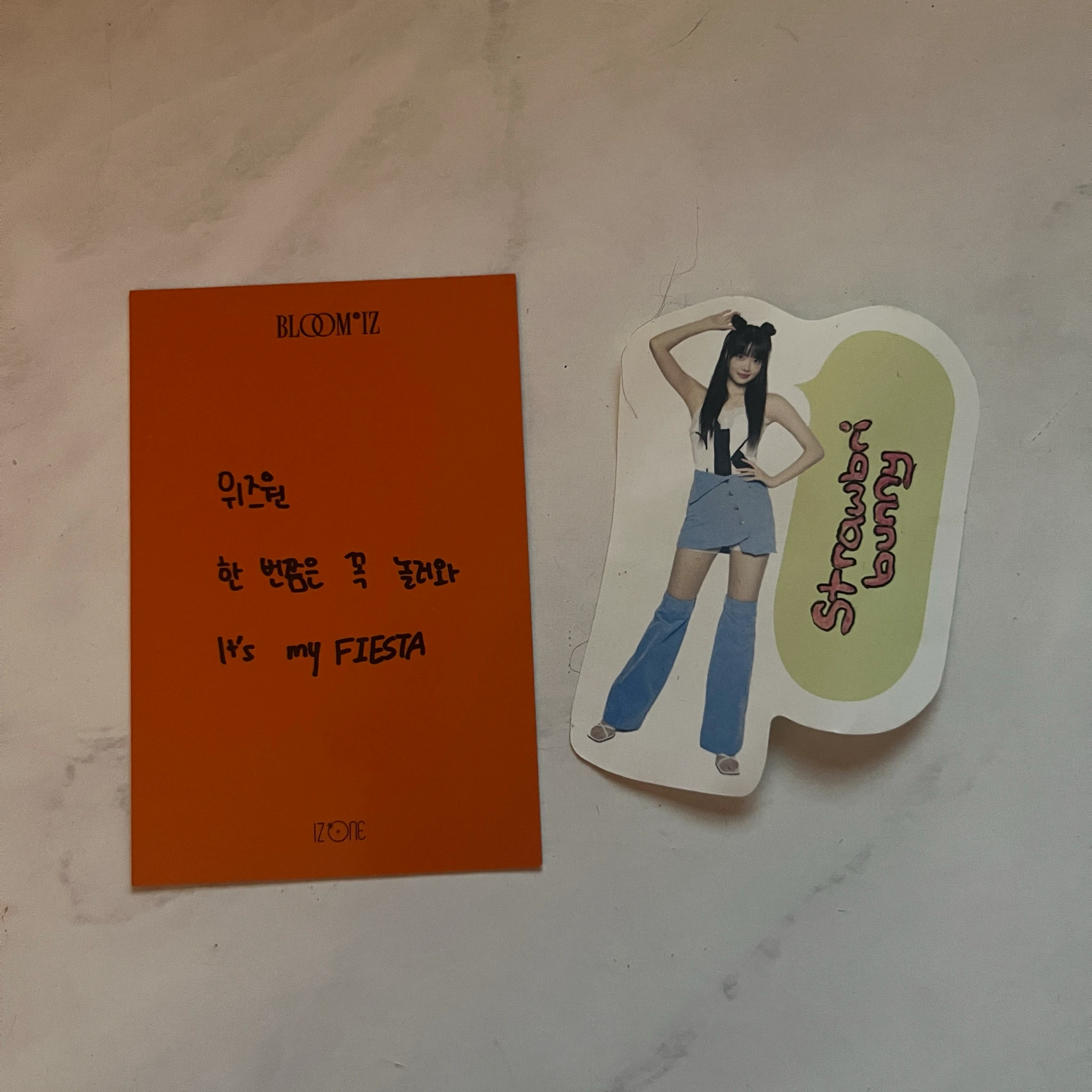 IZ*ONE Wonyoung IZ*ONE - Wonyoung - BLOOM*IZ Album album photocard mini photocard i will version listing photo 2