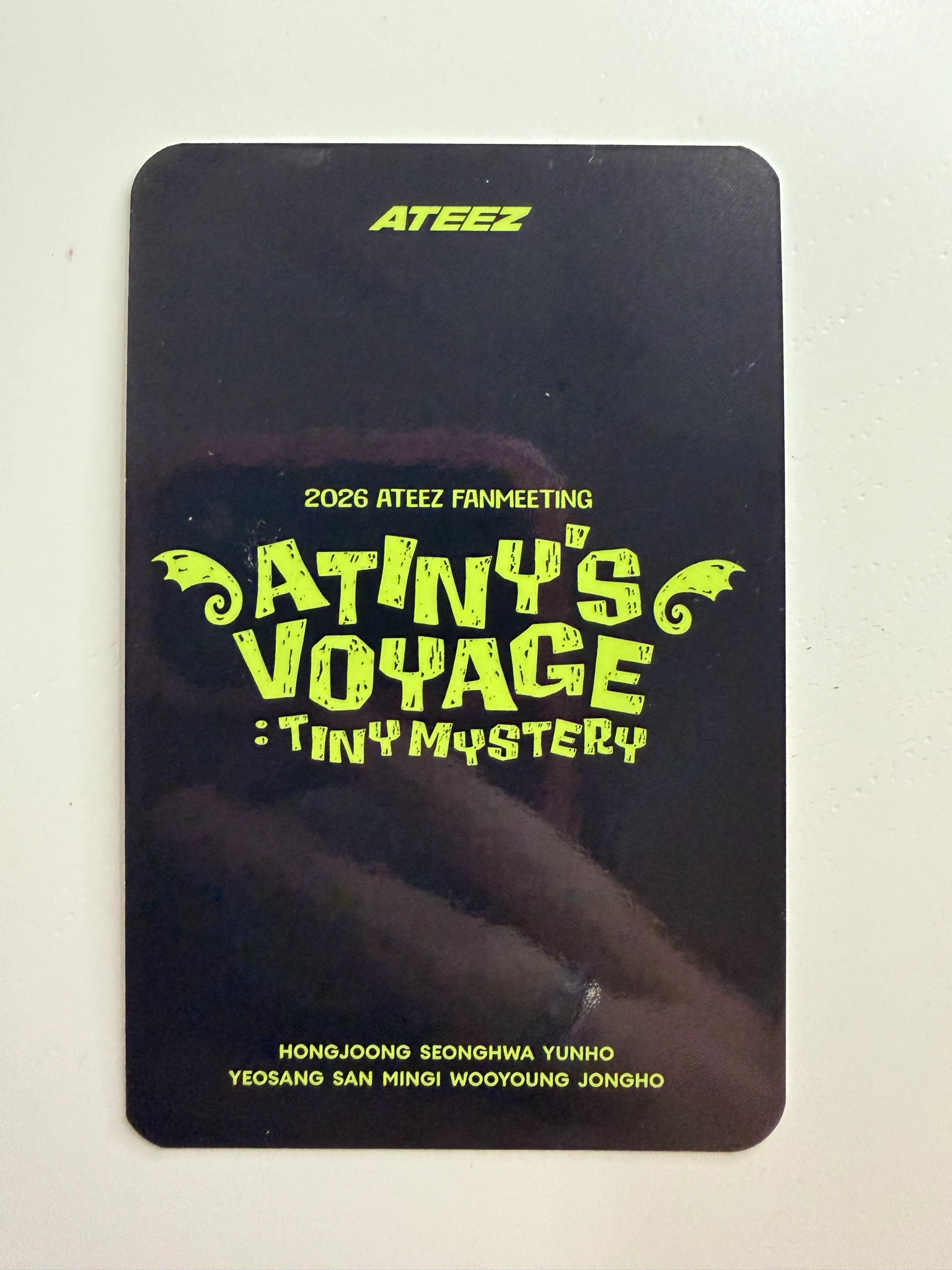 ATEEZ Jongho ATEEZ - Jongho - 2026 ATEEZ Fanmeeting - Atiny's Voyage: Tiny Mystery Event domestic (kr) atiny zone fan meeting listing photo 2