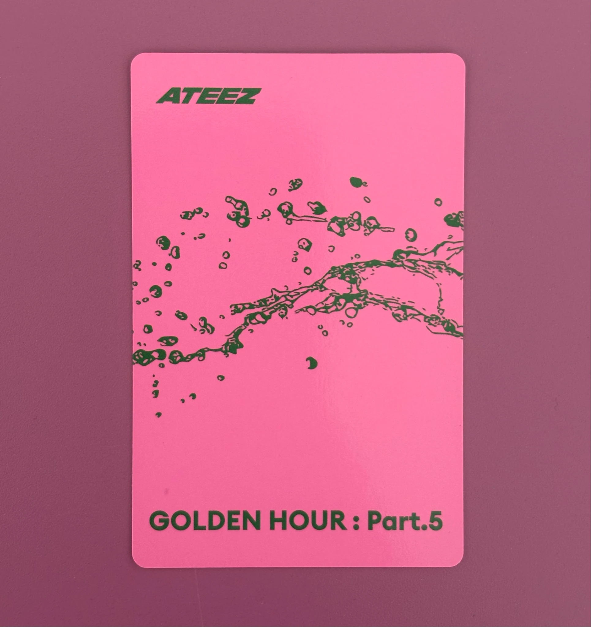 ATEEZ Jongho ATEEZ - Jongho - GOLDEN HOUR : Part.5 Album poca album album photocard A version listing photo 2