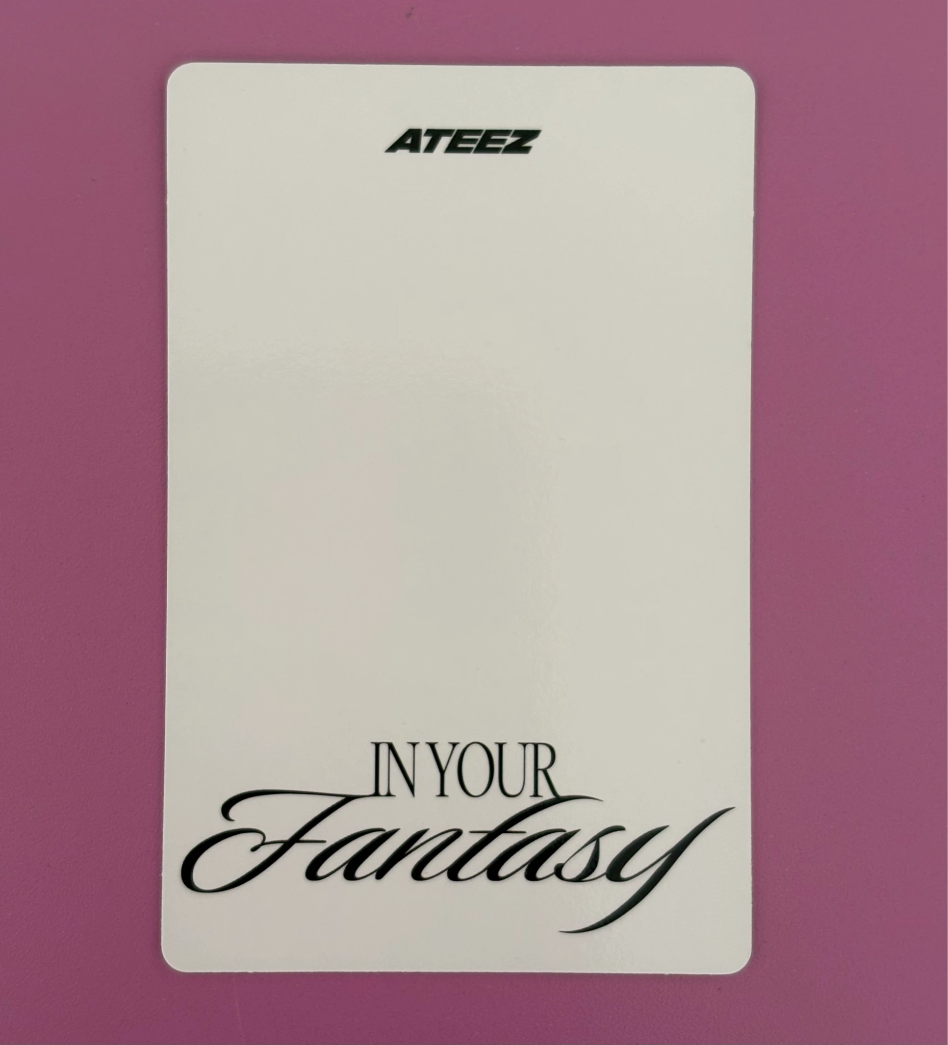 ATEEZ Jongho ATEEZ - Jongho - Golden Hour : Part.3 'In Your Fantasy Edition' Album poca album album photocard listing photo 2