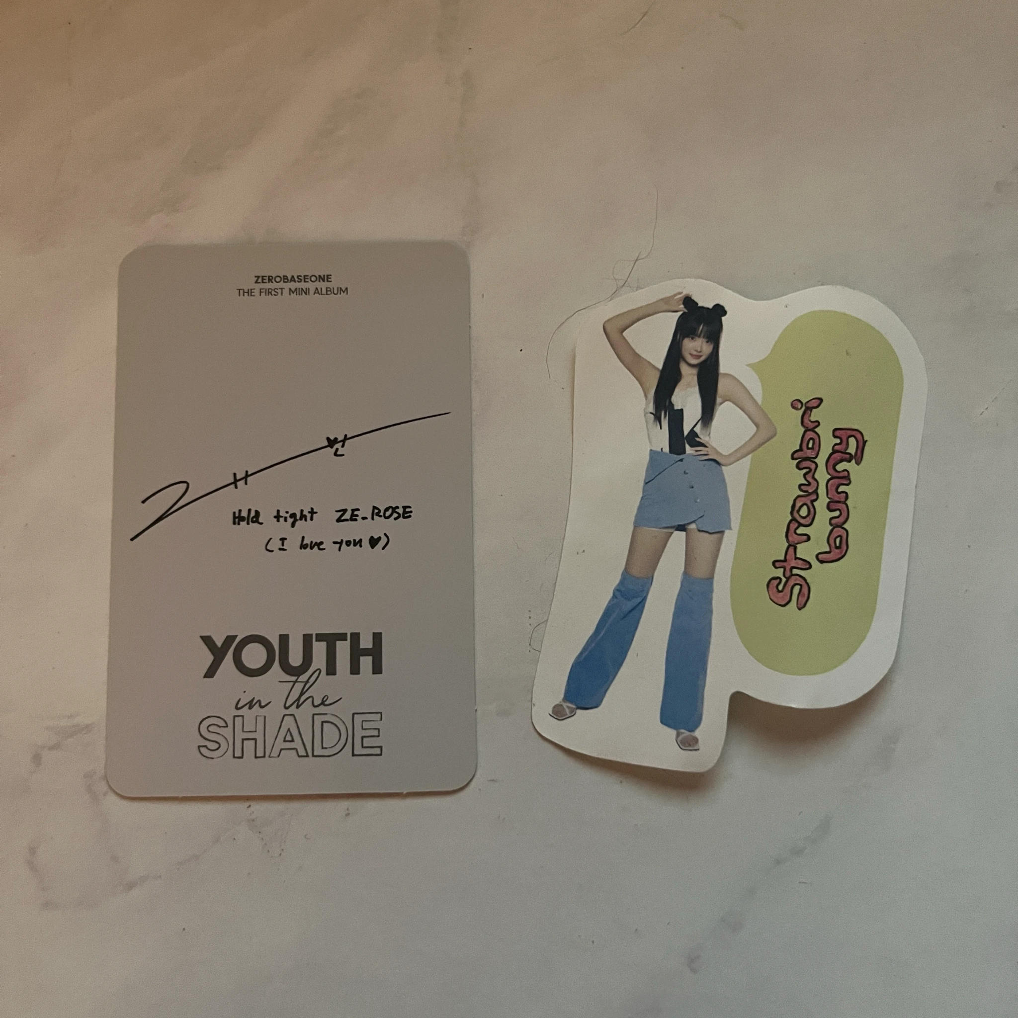ZEROBASEONE Gyuvin ZEROBASEONE - Gyuvin - Youth in the Shade Album digipack version album photocard listing photo 2