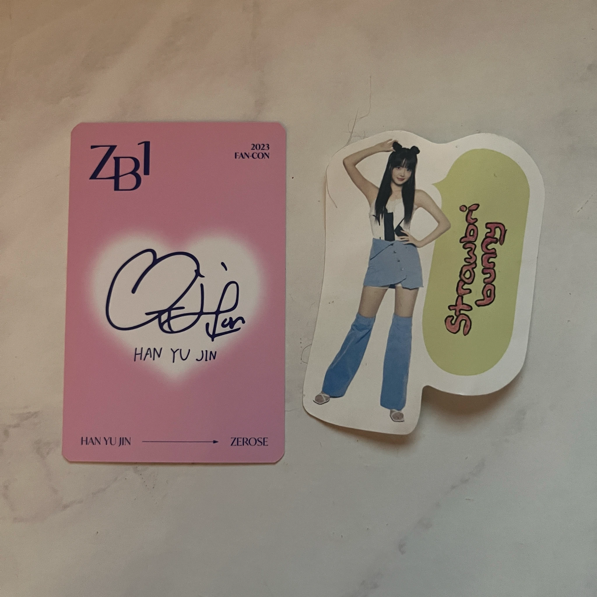 ZEROBASEONE Yujin ZEROBASEONE - Yujin - 2023 FAN-CON Event trading card D version listing photo 2