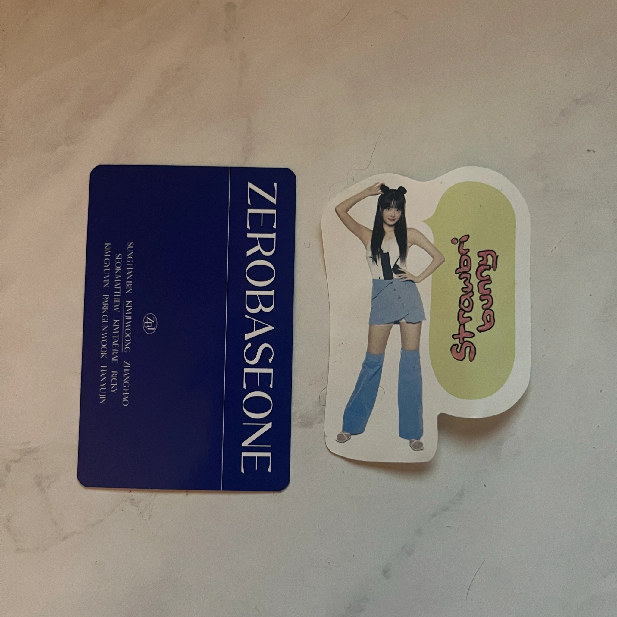 ZEROBASEONE Jiwoong ZEROBASEONE - Jiwoong - 2023 FAN-CON Event trading card B version listing photo 2