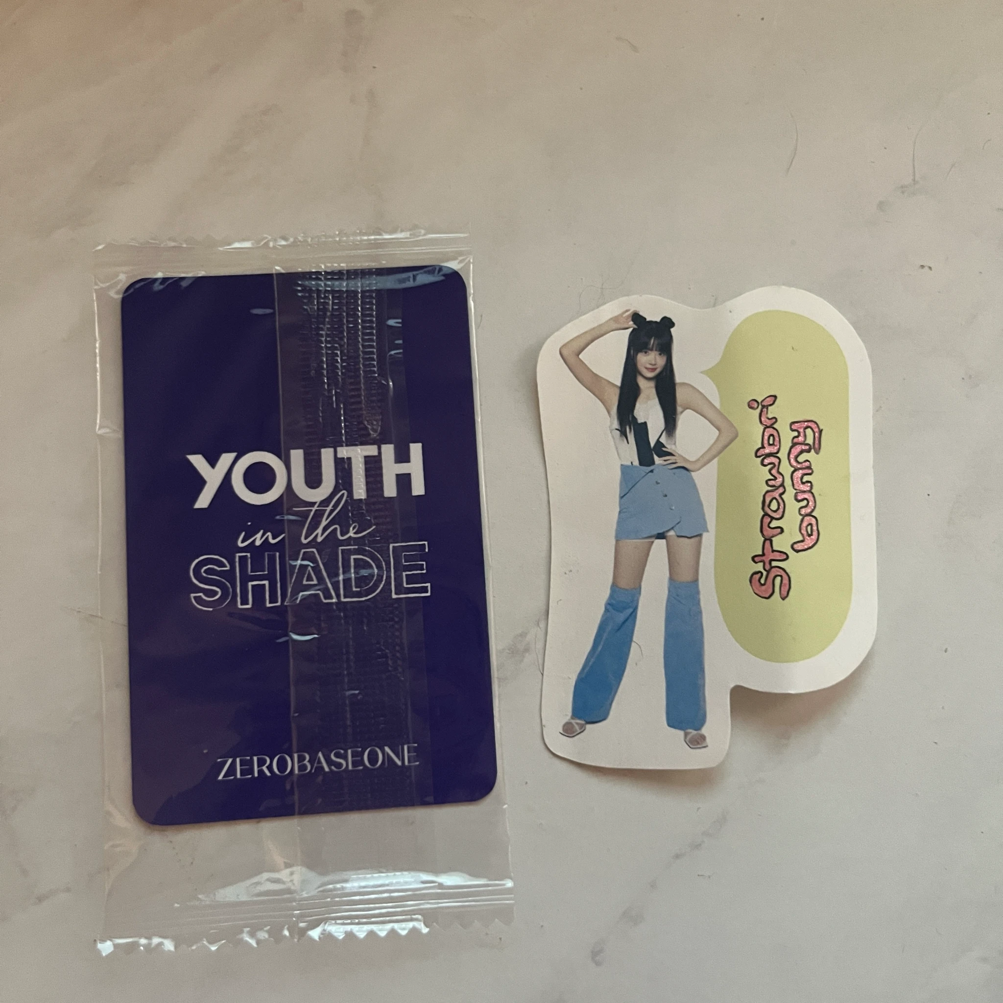 ZEROBASEONE Hanbin ZEROBASEONE - Hanbin - Youth in the Shade Album pob (pre-order benefit) ktown4u listing photo 2