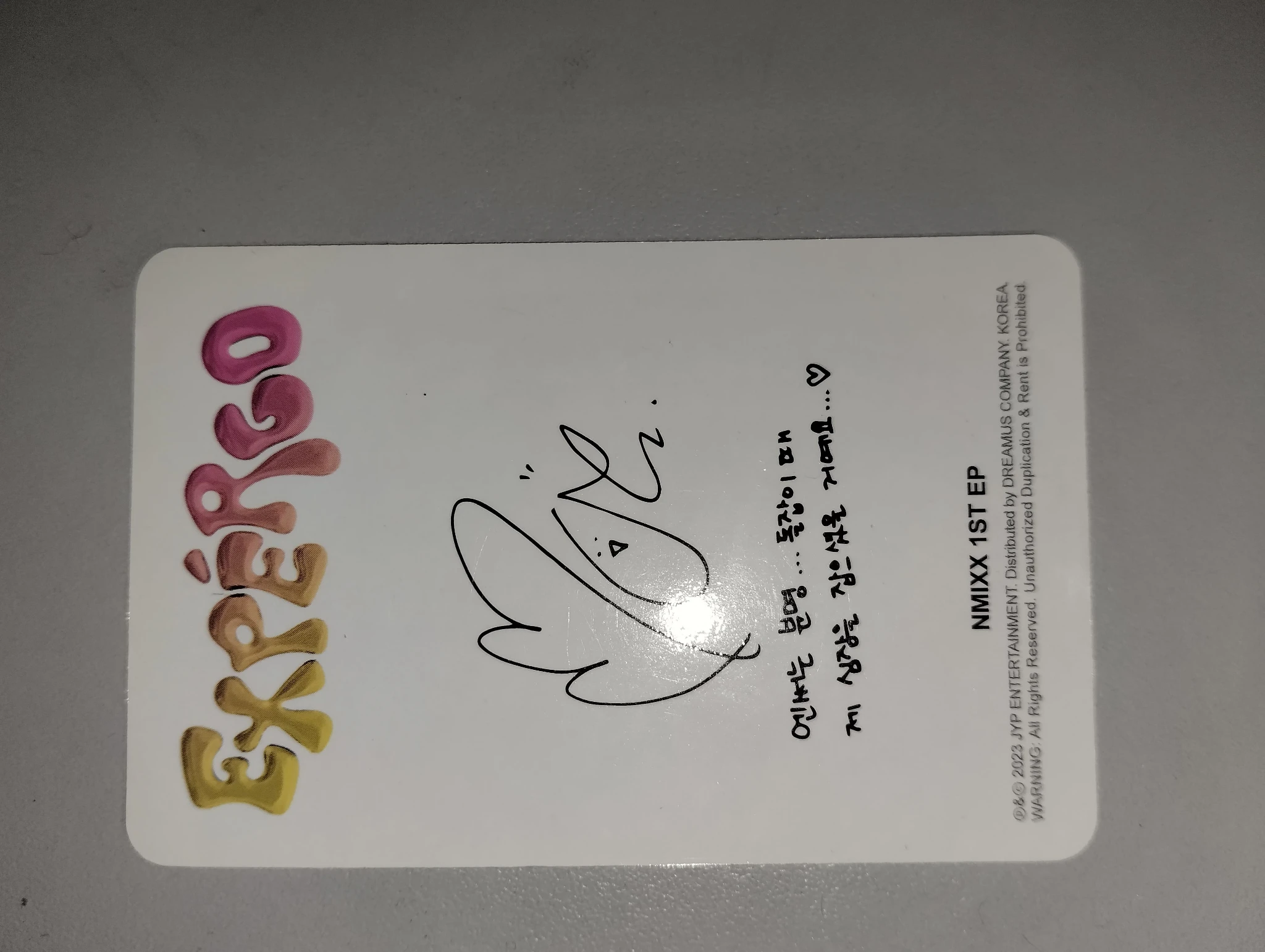 NMIXX Bae NMIXX - Bae - Expérgo Album album photocard standard version B version listing photo 2