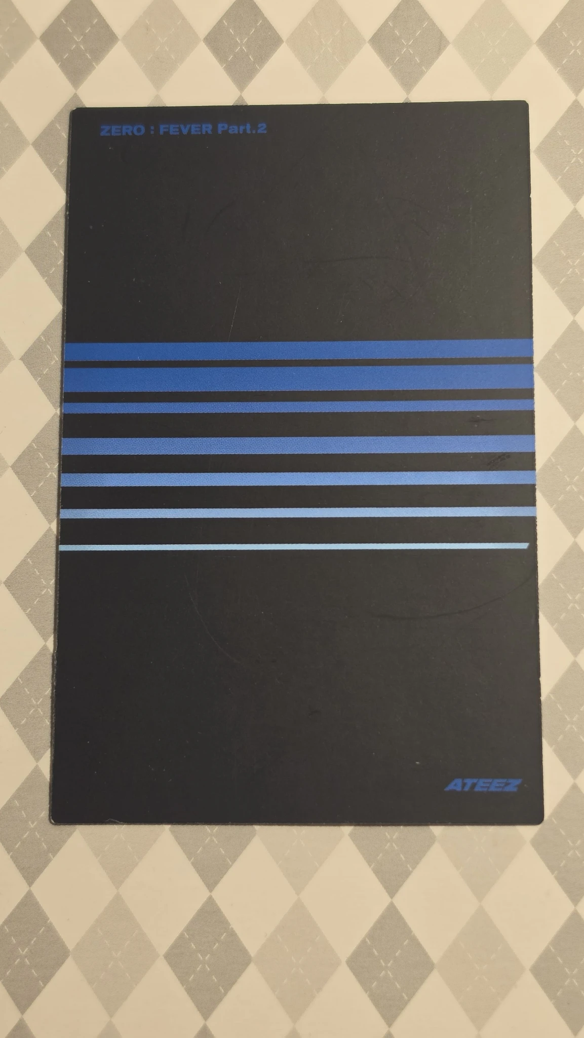 ATEEZ Wooyoung ATEEZ - Wooyoung - ZERO : FEVER Part.2 Album album photocard Z version listing photo 2