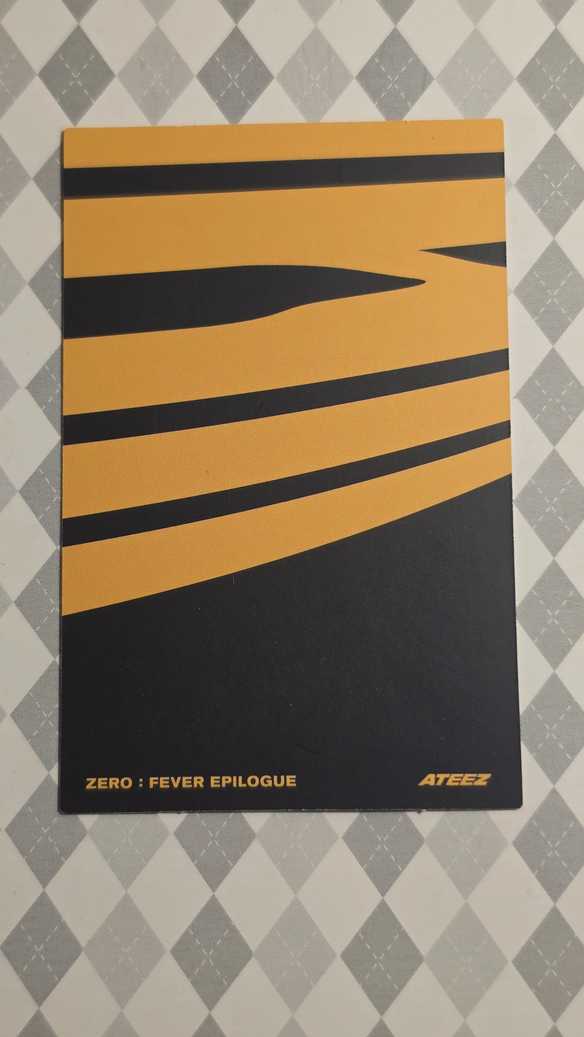 ATEEZ Wooyoung ATEEZ - Wooyoung - ZERO : FEVER EPILOGUE Album album photocard Z version version 2 listing photo 2
