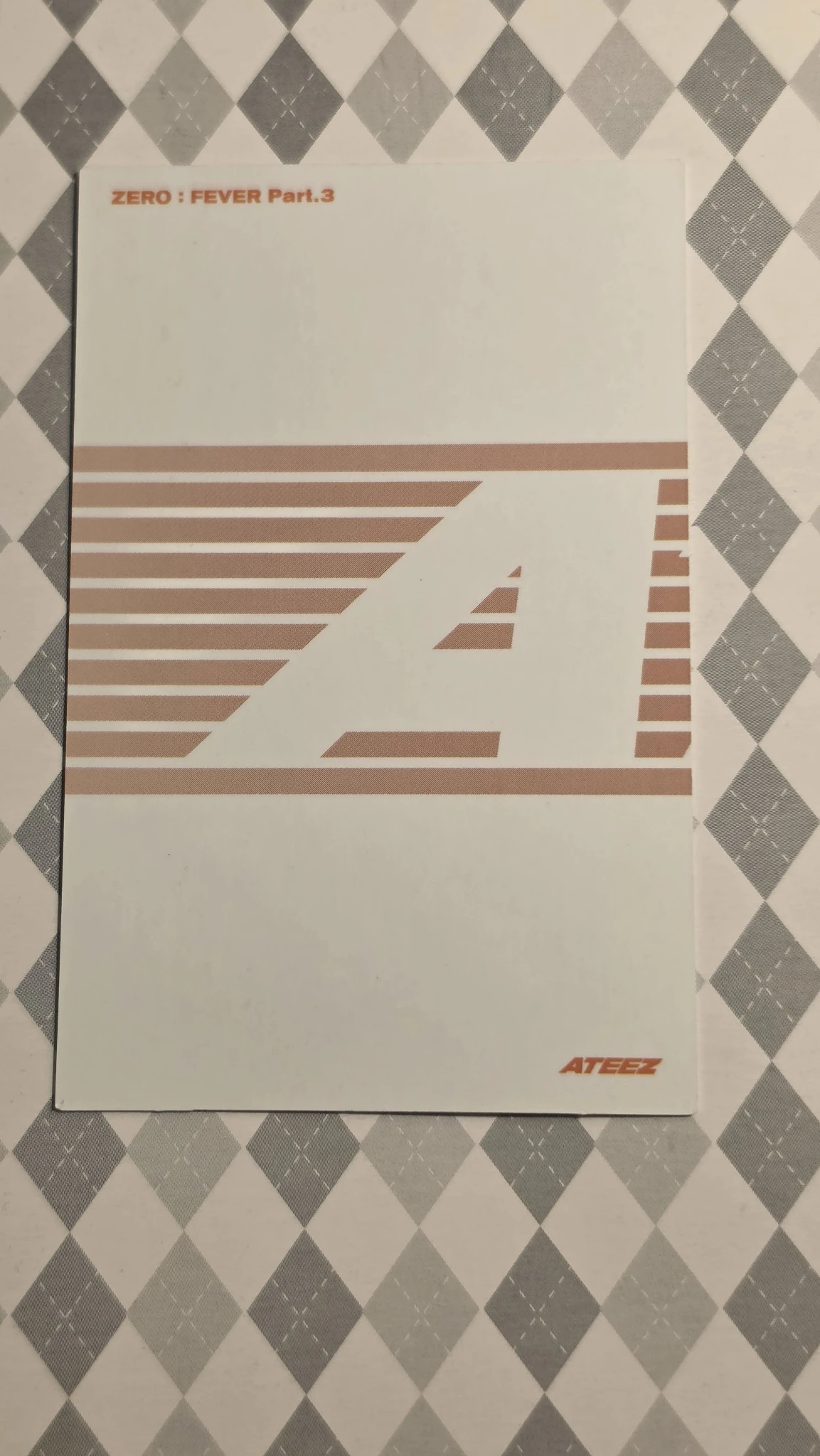 ATEEZ Hongjoong ATEEZ - Hongjoong - ZERO : FEVER Part.3 Album album photocard diary version limited version listing photo 2