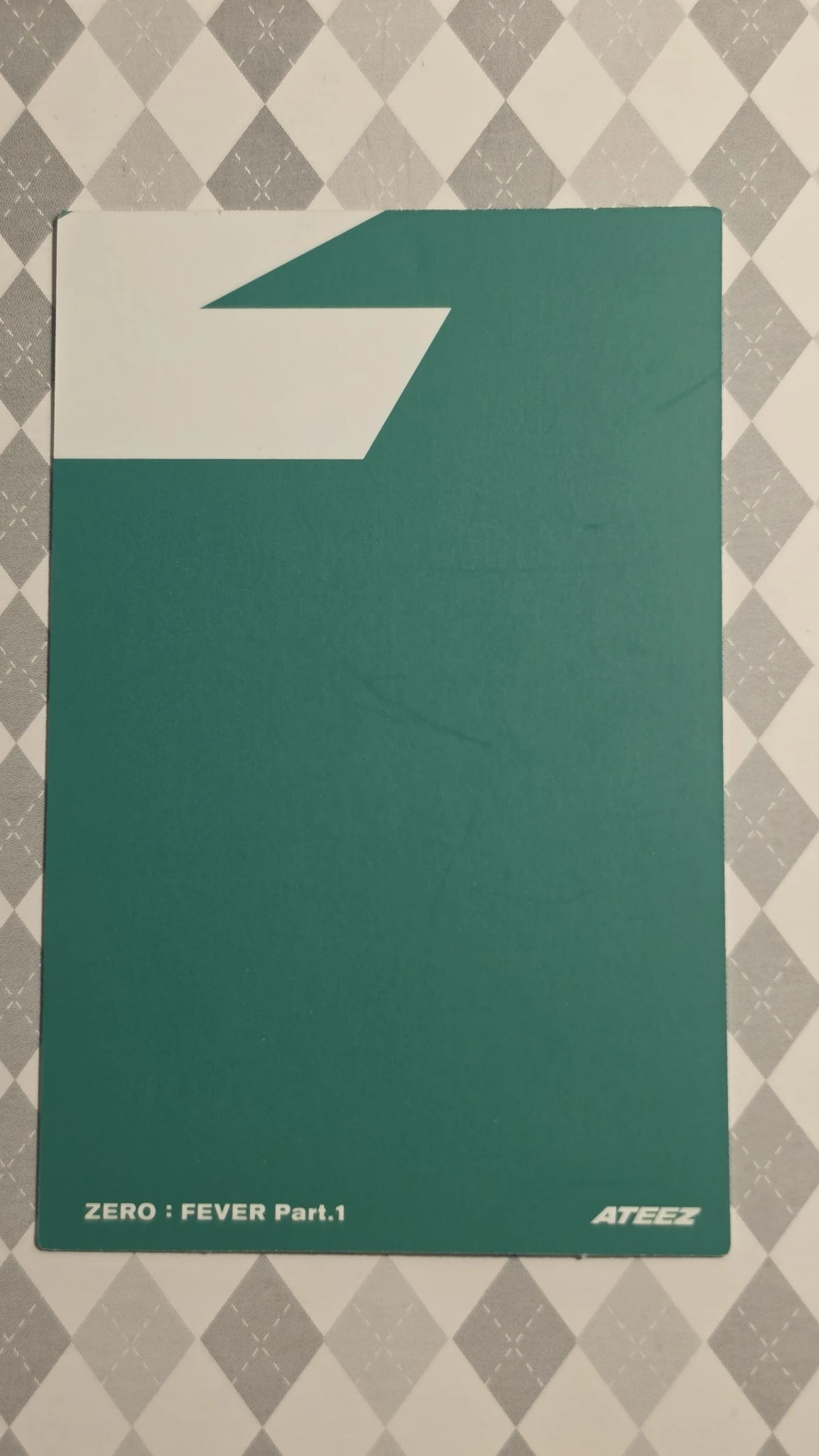 ATEEZ Jongho ATEEZ - Jongho - ZERO : FEVER Part.1 Album album photocard AR A Set Inception Ver. Platform Inception ver. listing photo 2