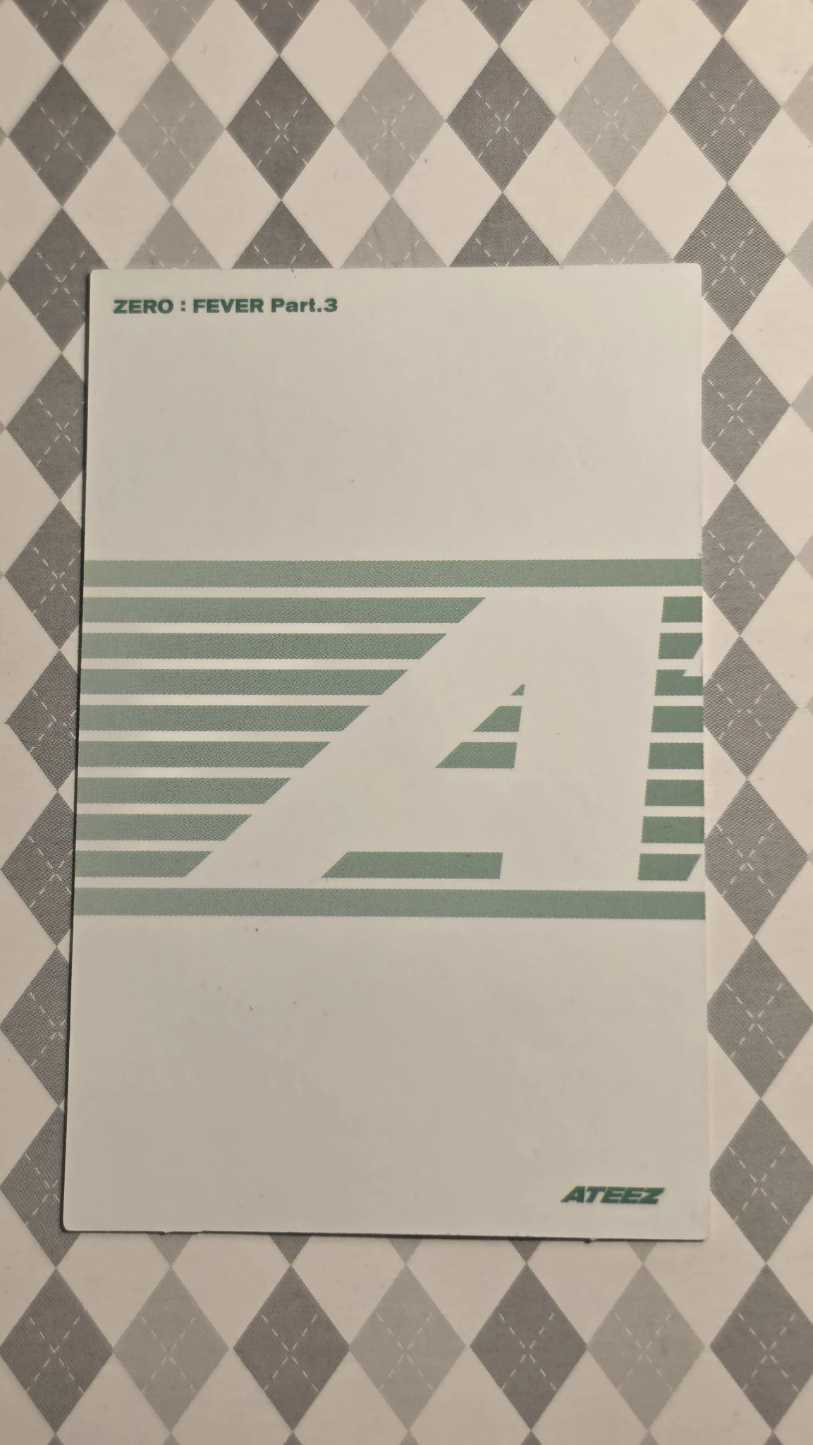 ATEEZ Hongjoong ATEEZ - Hongjoong - ZERO : FEVER Part.3 Album album photocard A version limited version listing photo 2