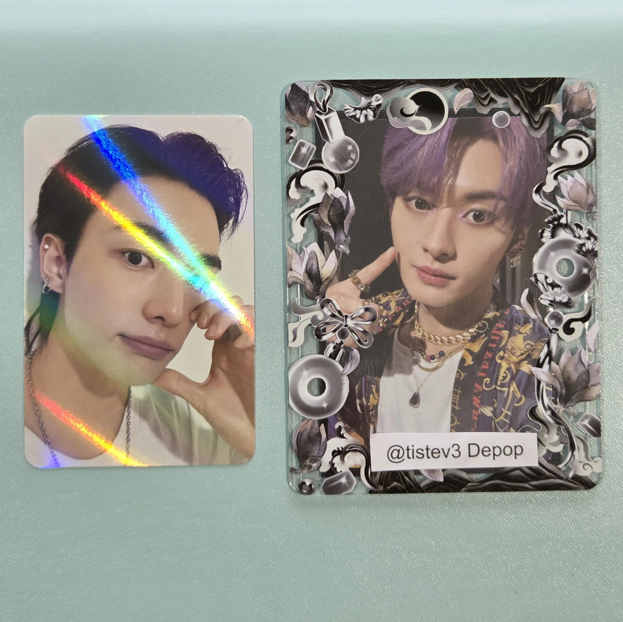 Stray Kids Hyunjin Stray Kids - Hyunjin - Do It Album pre-order benefit (pob) makestar holographic (hologram) listing photo 2