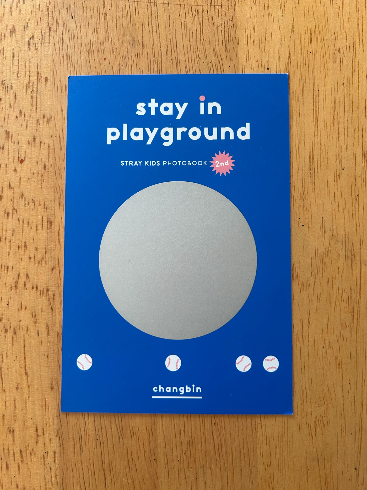 Stray Kids Changbin Stray Kids - Changbin - 'Stay in Playground' Second Photobook Other message card postcard set scratch card listing photo 2