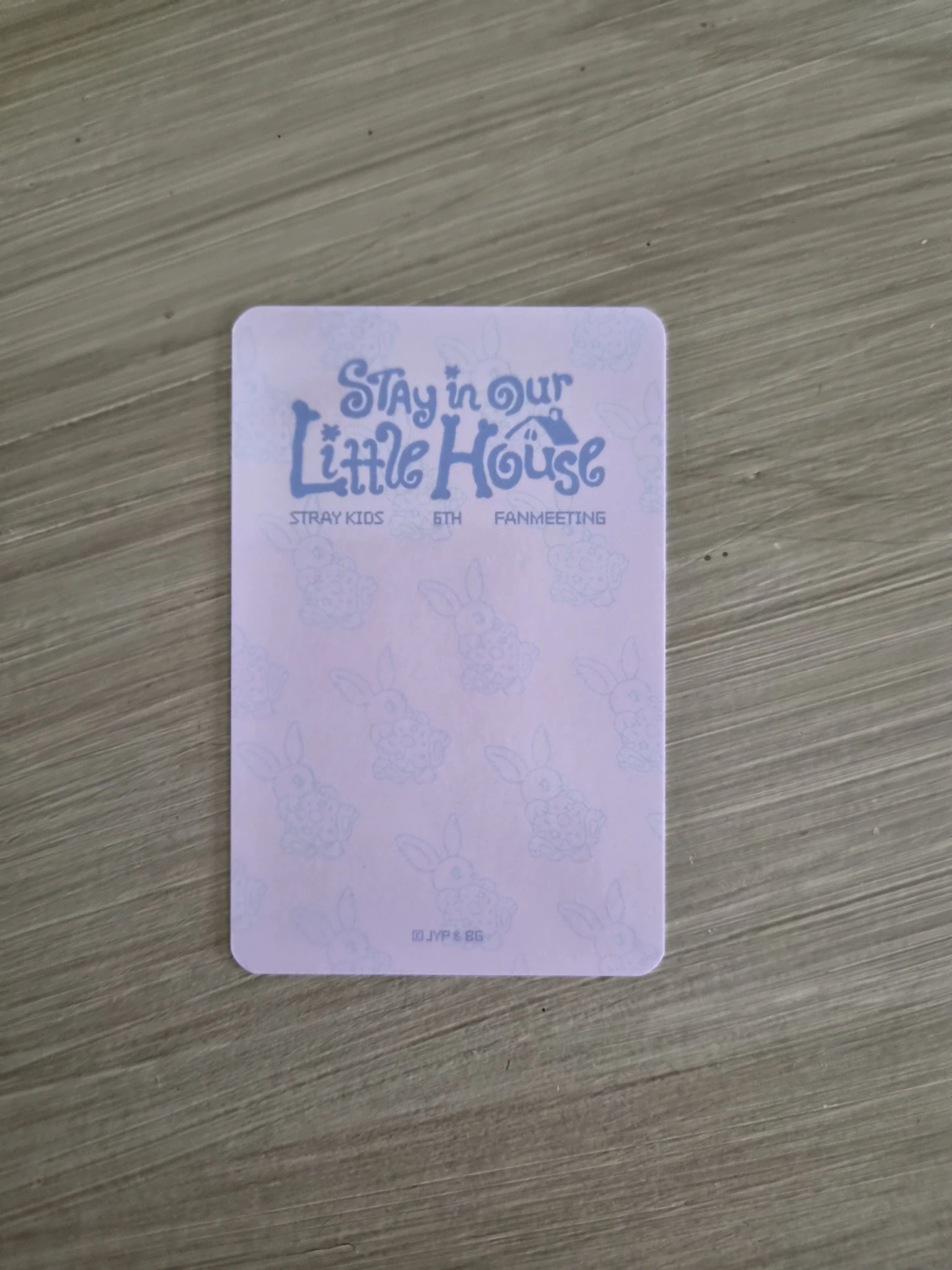 Stray Kids Stray Kids - Bang Chan & HAN - 6th Fanmeeting - STAY in Our Little House  Event merch photocard jacket listing photo 2