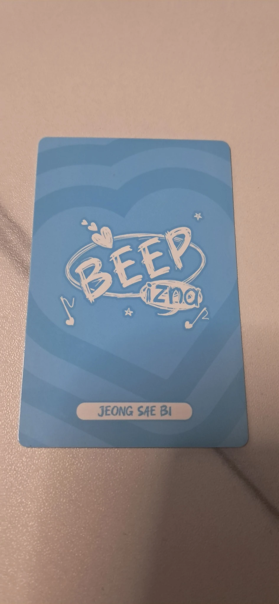izna Jeong Saebi izna - Jeong Saebi - BEEP Album non-selfie non-random album photocard listing photo 2