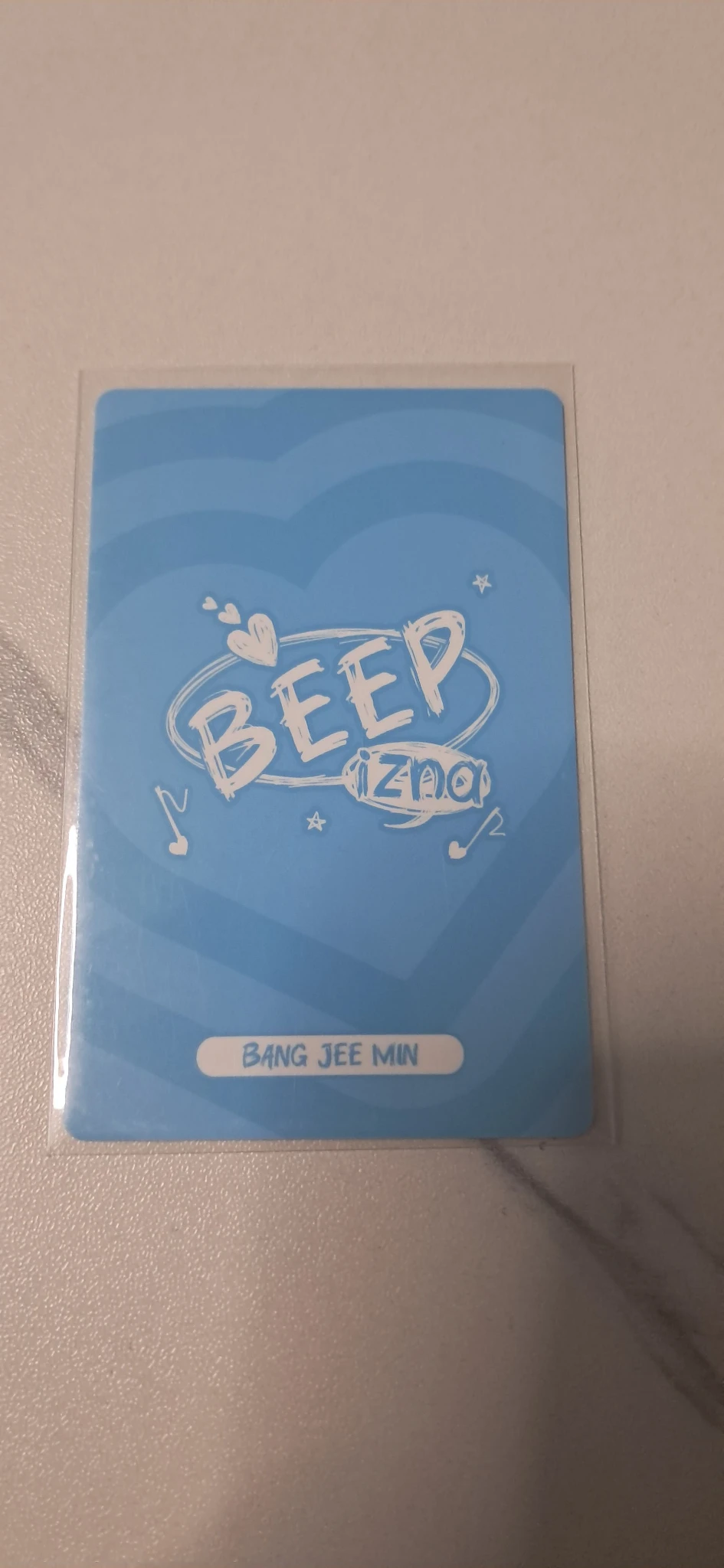 izna Bang Jeemin izna - Bang Jeemin - BEEP Album album photocard concept photocard listing photo 2